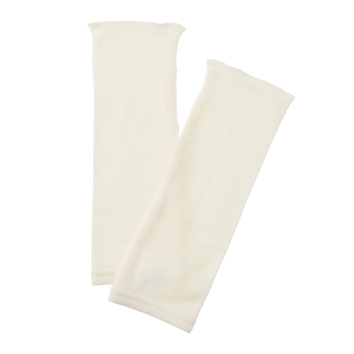 天使の綿シフォン ウールプラス 指先フリー手袋 ＜ロング＞