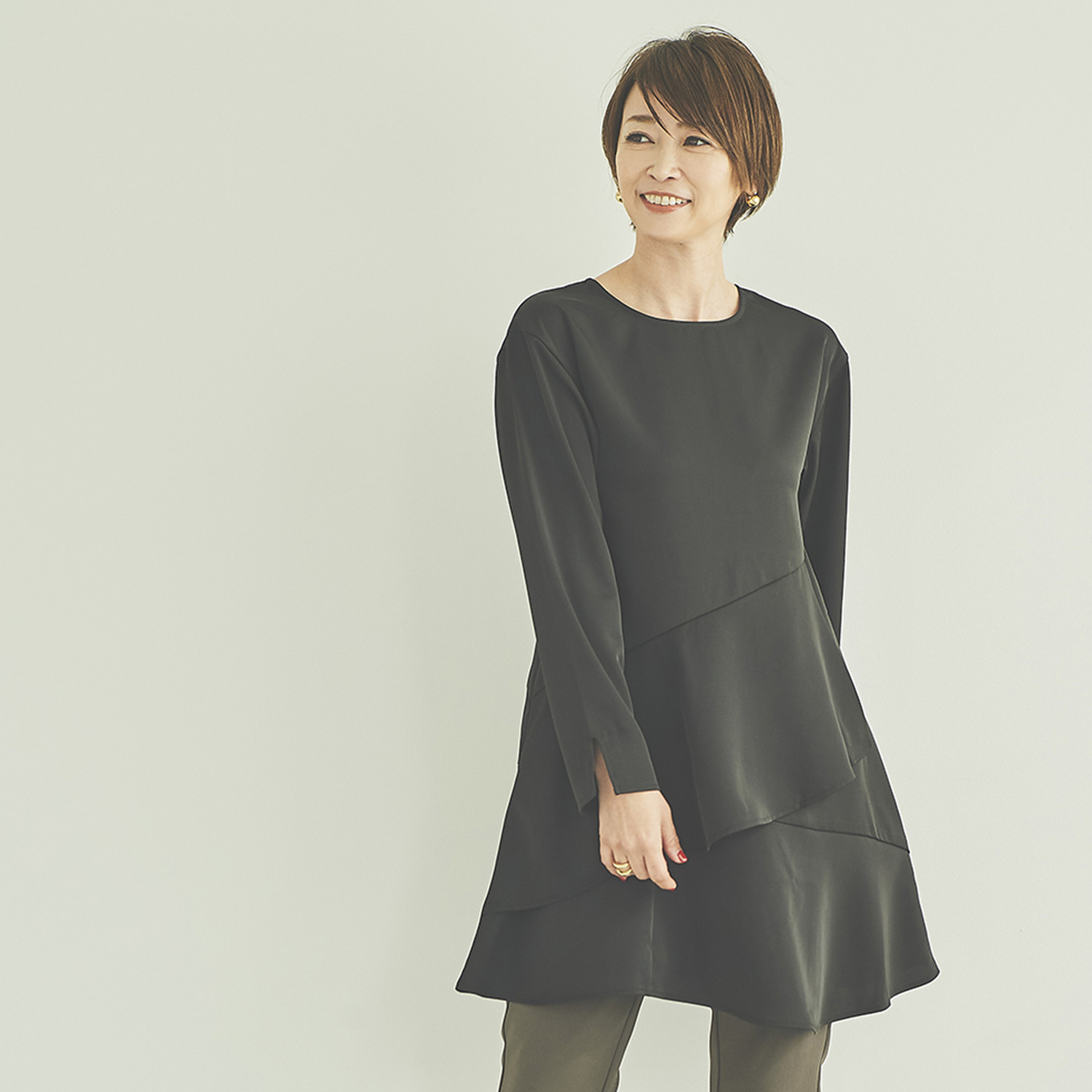シンクエンタクローゼット ティアードデザイン チュニック- ショップ 