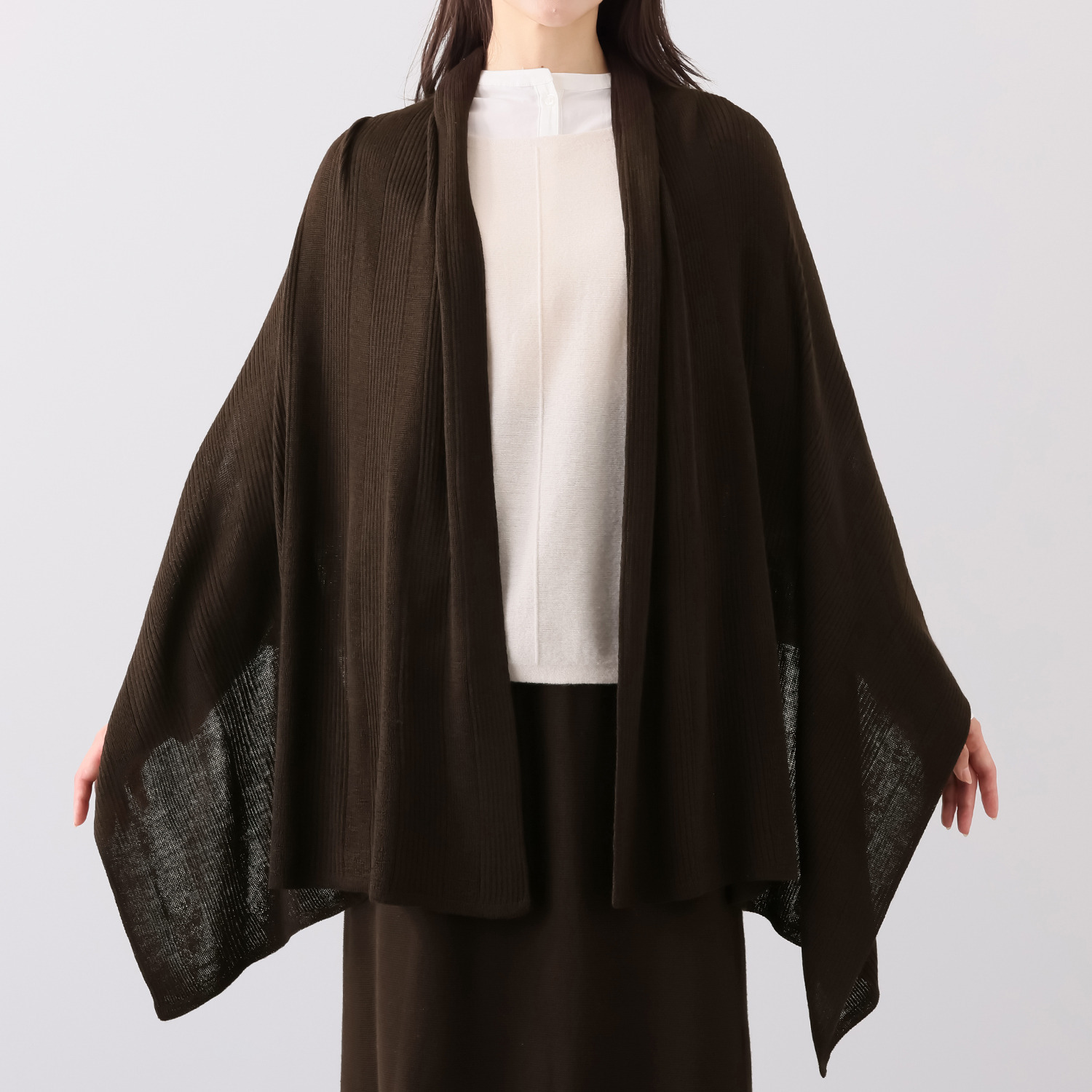 ＫＹＮＵ ウールシルク ランダムリブストール