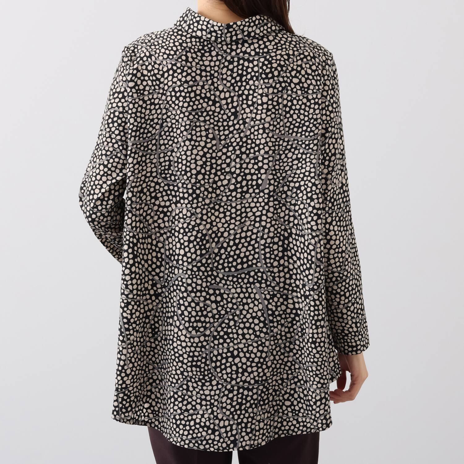 ダジュール プリント ブラウス