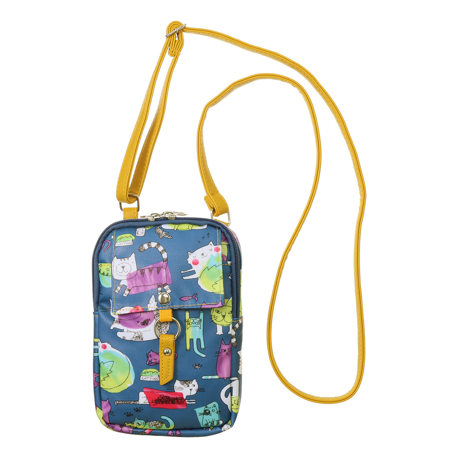 ダジュール ねこプリント ポシェット