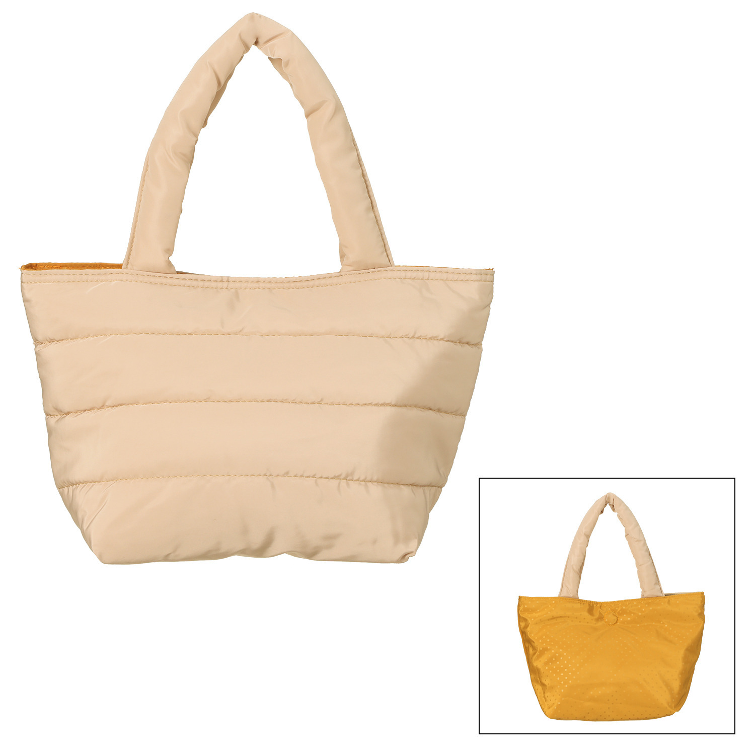 ダジュール リバーシブル ふんわりトートバッグ