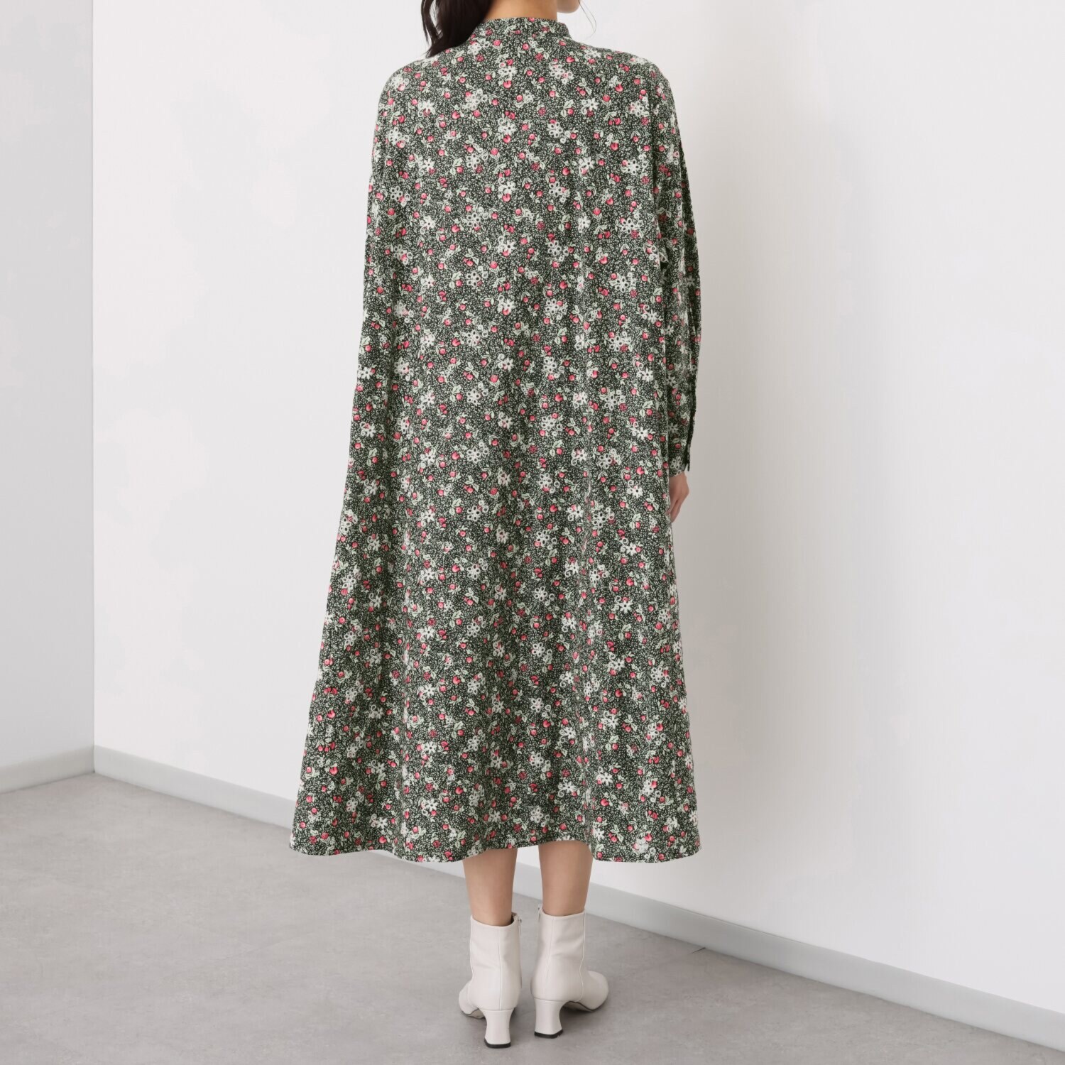 アリュメット エンブロイダリーレース 前開きワンピース