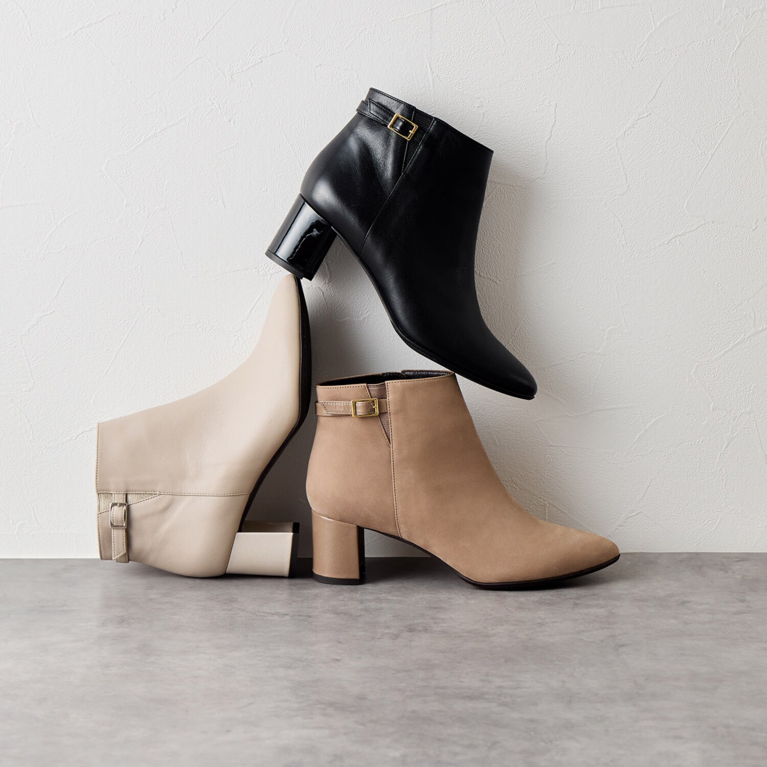 未使用✨HIMIKO ヒミコ ヒールベルトデザインブーツ ポインテッドトゥ