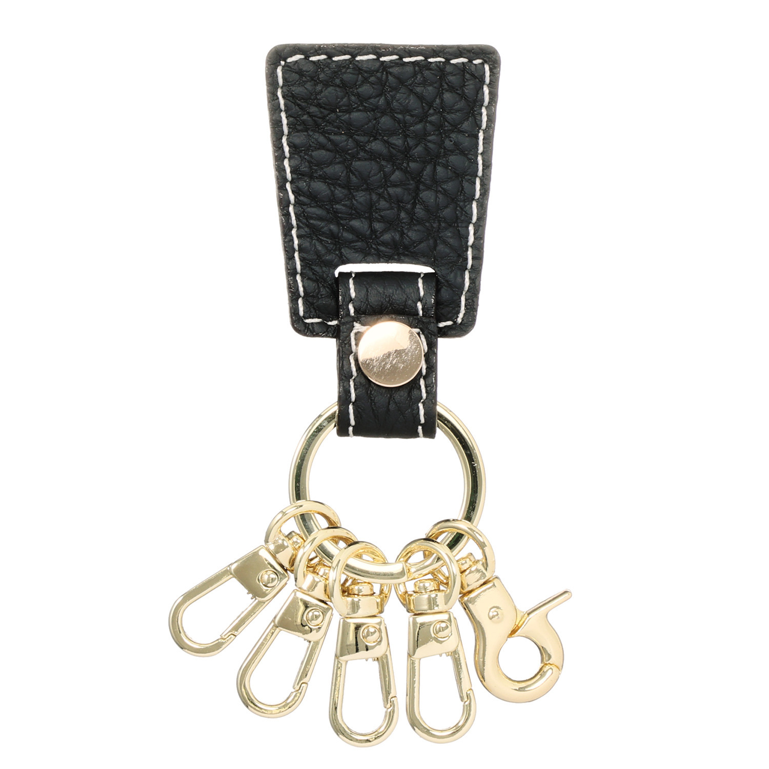 モーヴ シュリンクレザー キーチャーム ＜タグ＞