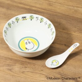 ムーミン 日本製 レンゲ付 ラーメンどんセット