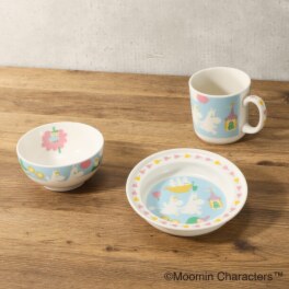 ムーミン 日本製 子供用食器 ３ピースセット