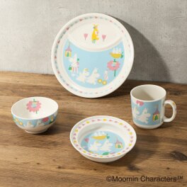 ムーミン 日本製 子供用食器 ４ピースセット