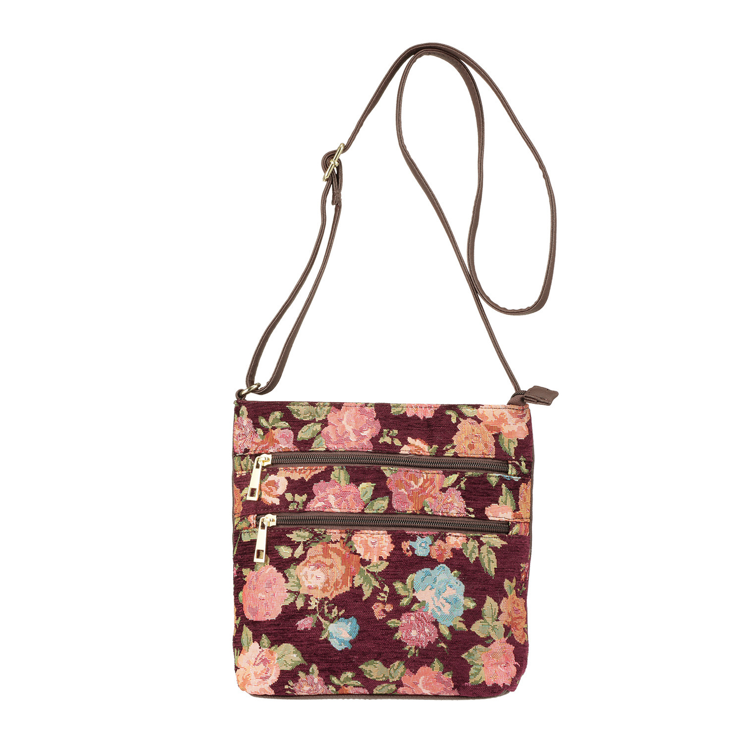 ダジュール 前面ゴブラン織 ショルダーバッグ