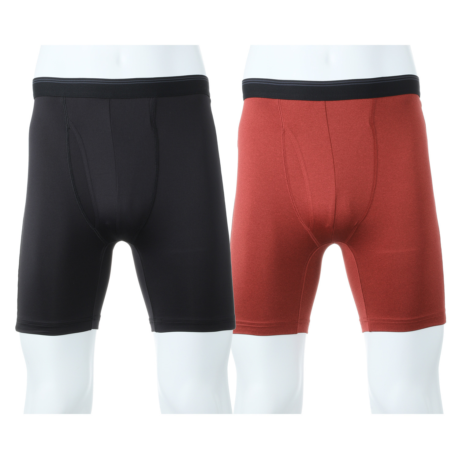 オトコの温活 裏起毛 仙骨周り温め ロングボクサーパンツ２色セット ＜メンズ＞