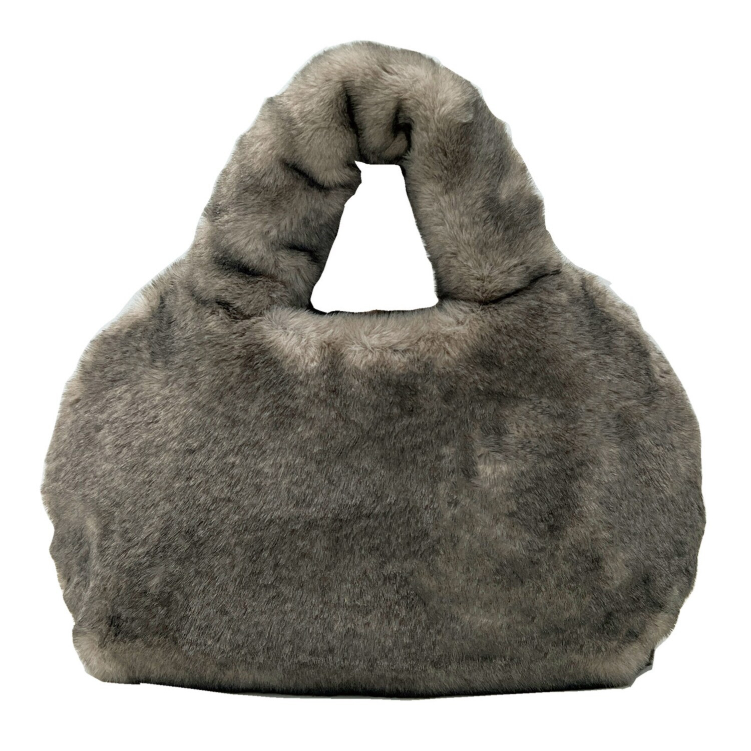 ルートート ふわふわに癒されそう ボリュームフェイクファー トートバッグ