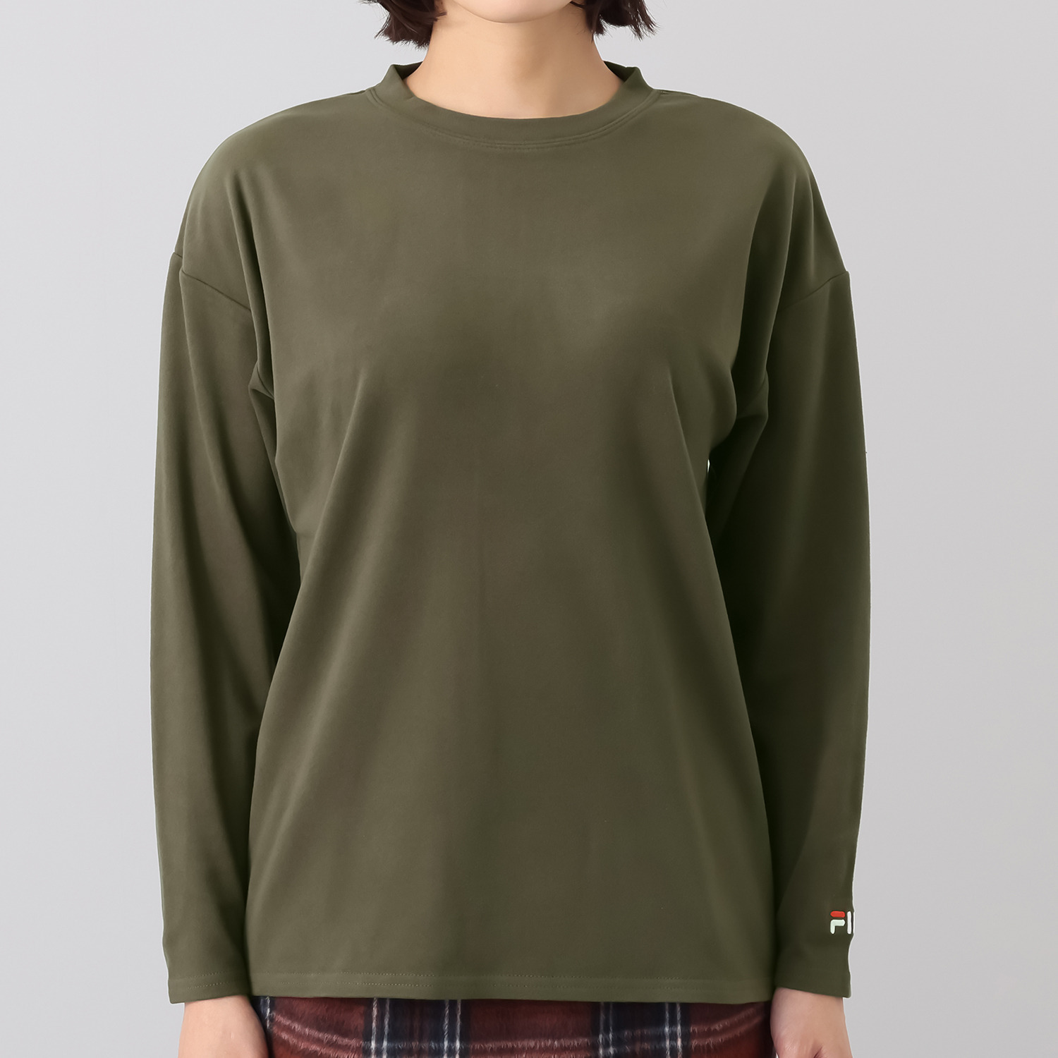 フィラ　マルチライン ＵＶカット・保温 スライミースムース 長袖プルオーバー