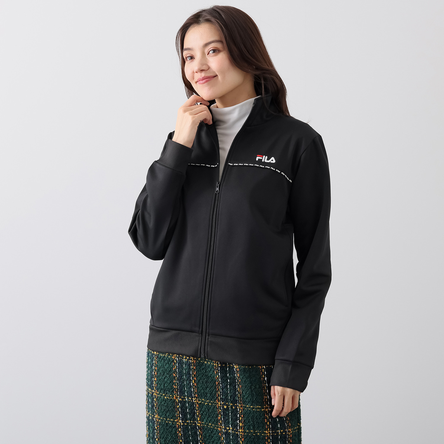 フィラ　マルチライン ＵＶカット 裏起毛ブリスター トラックジャケット