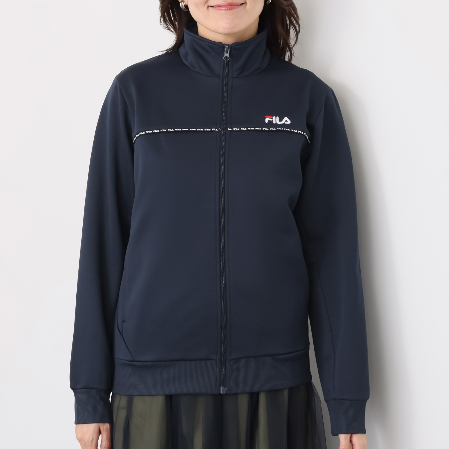 フィラ　マルチライン ＵＶカット 裏起毛ブリスター トラックジャケット