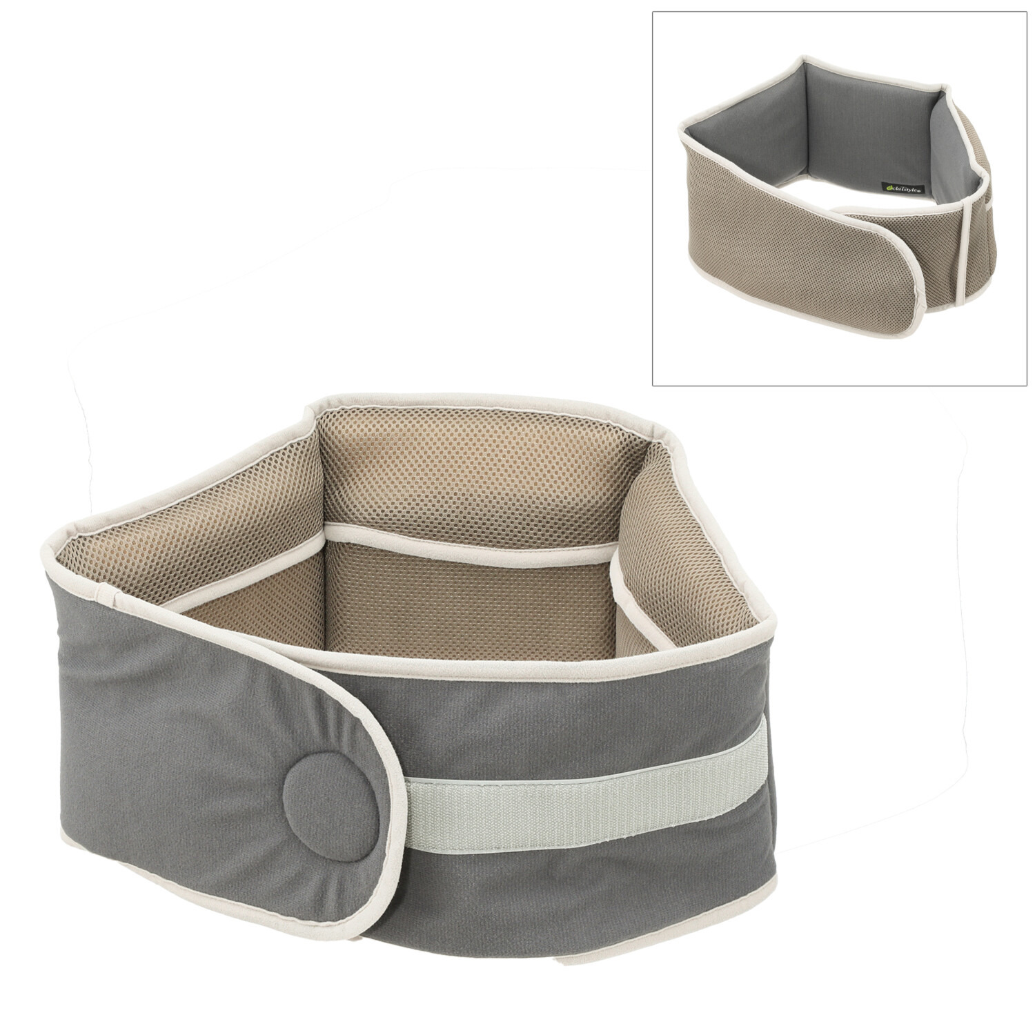 エクラスタイル 腰のすき間を埋めて支える リバーシブル 腰ピタンクッション