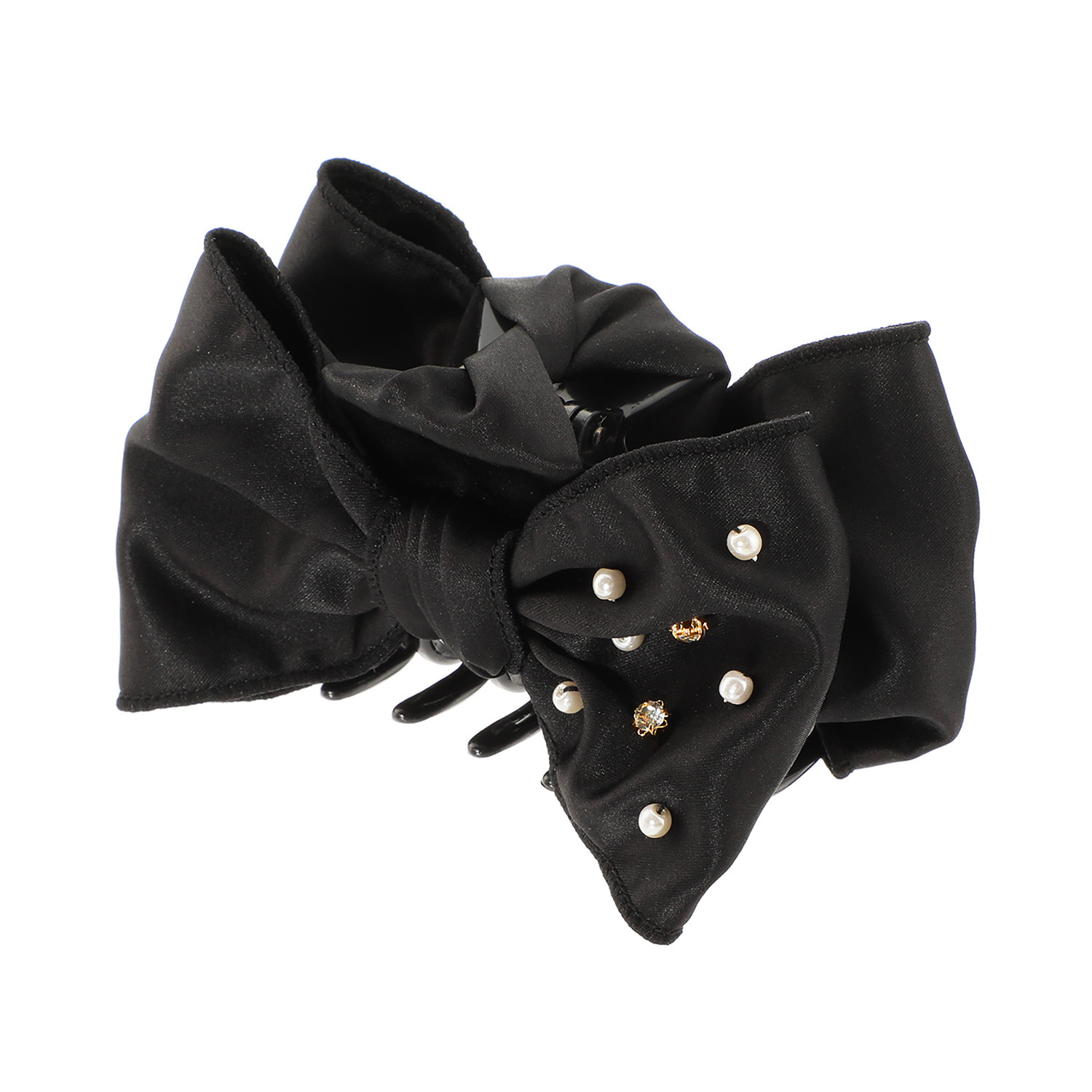 サテンリボン バンスクリップ