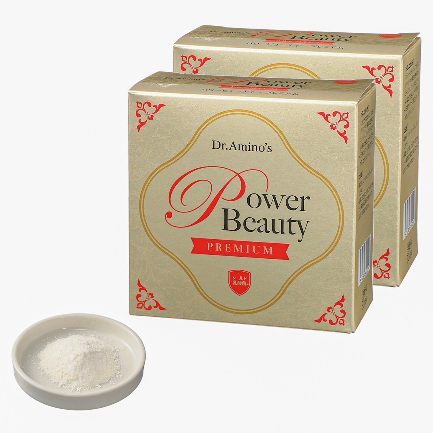 攻めのアミノ酸美容！ “ドクターアミノ 　パワービューティー 　プレミアム” ２箱セット