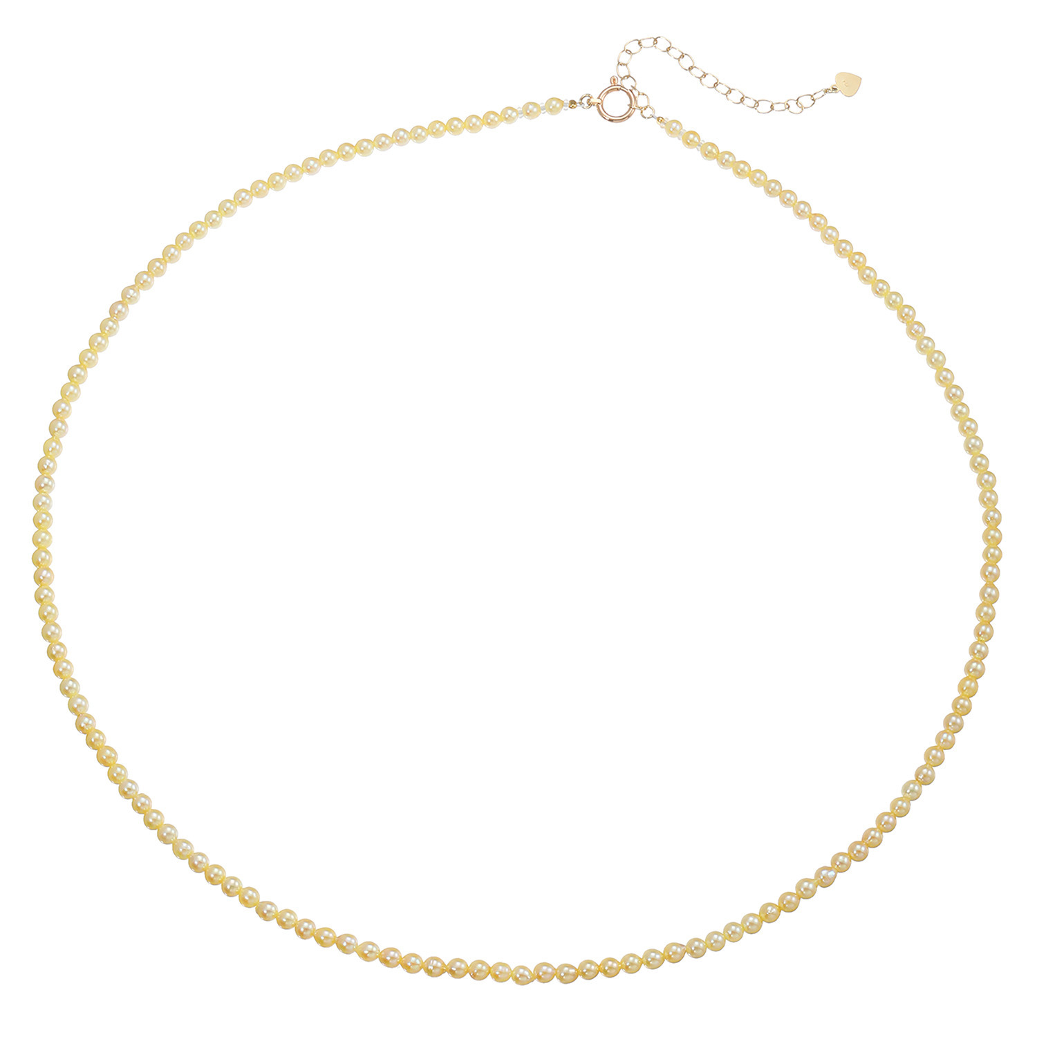 ペルラジオーネ 14K ゴールデン ベビーアコヤパール ネックレス  