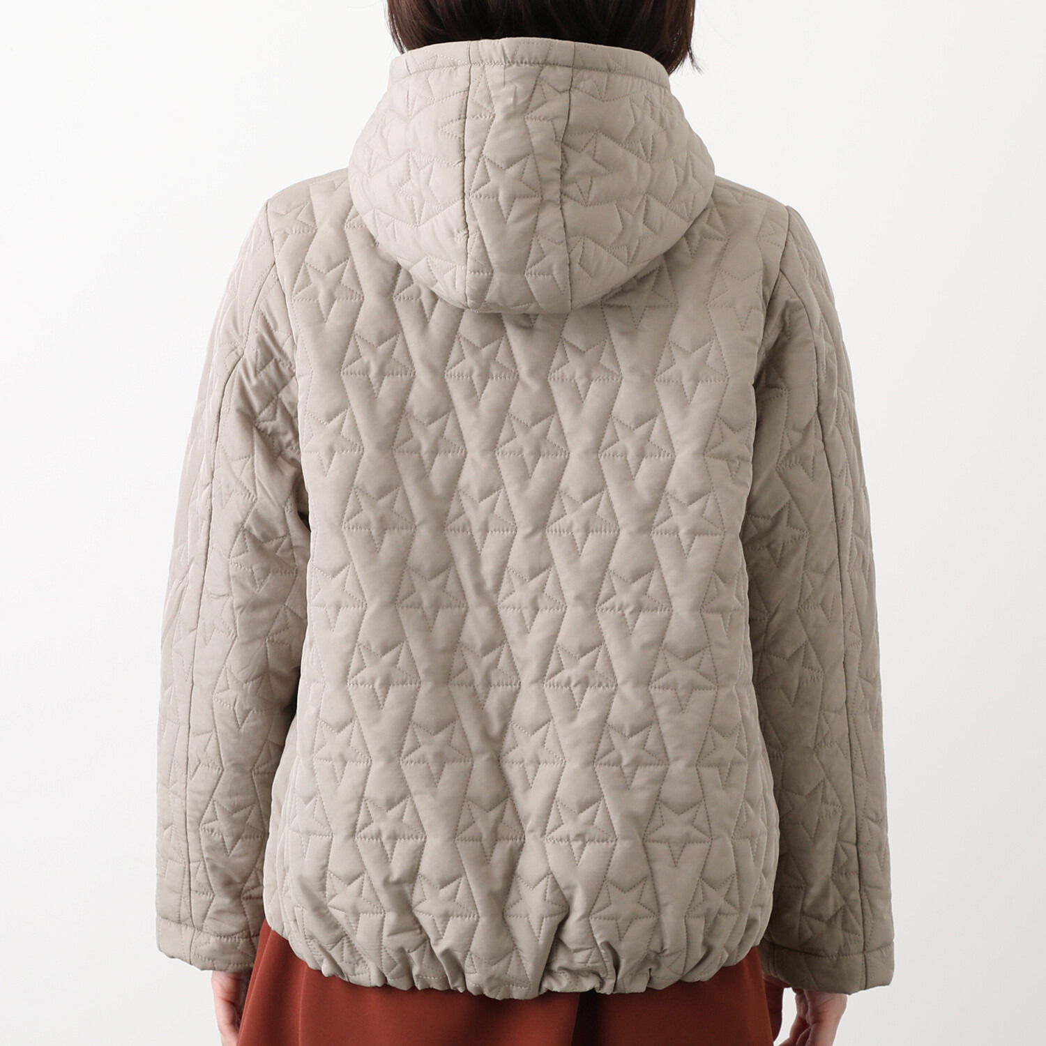 スタイル・ラヴィー スターキルト 中綿フーディジャケット