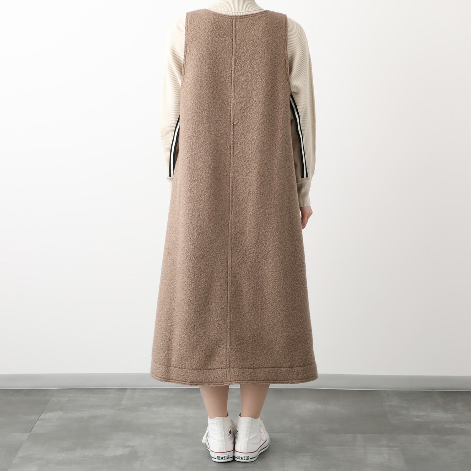 スタイル・ラヴィー ウールライクフラノ ジャンパースカート