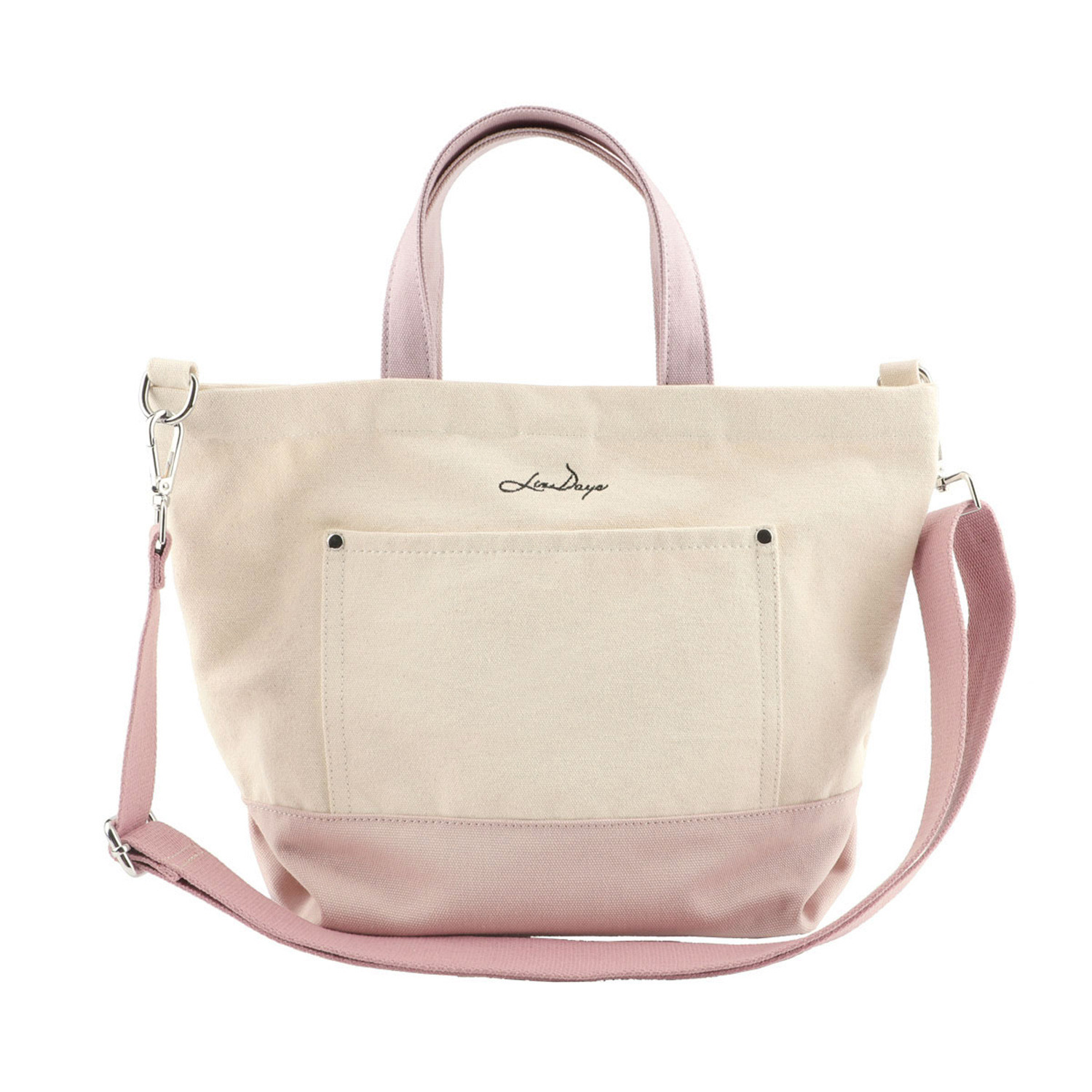 リズデイズ ロゴ刺しゅう トートバッグ