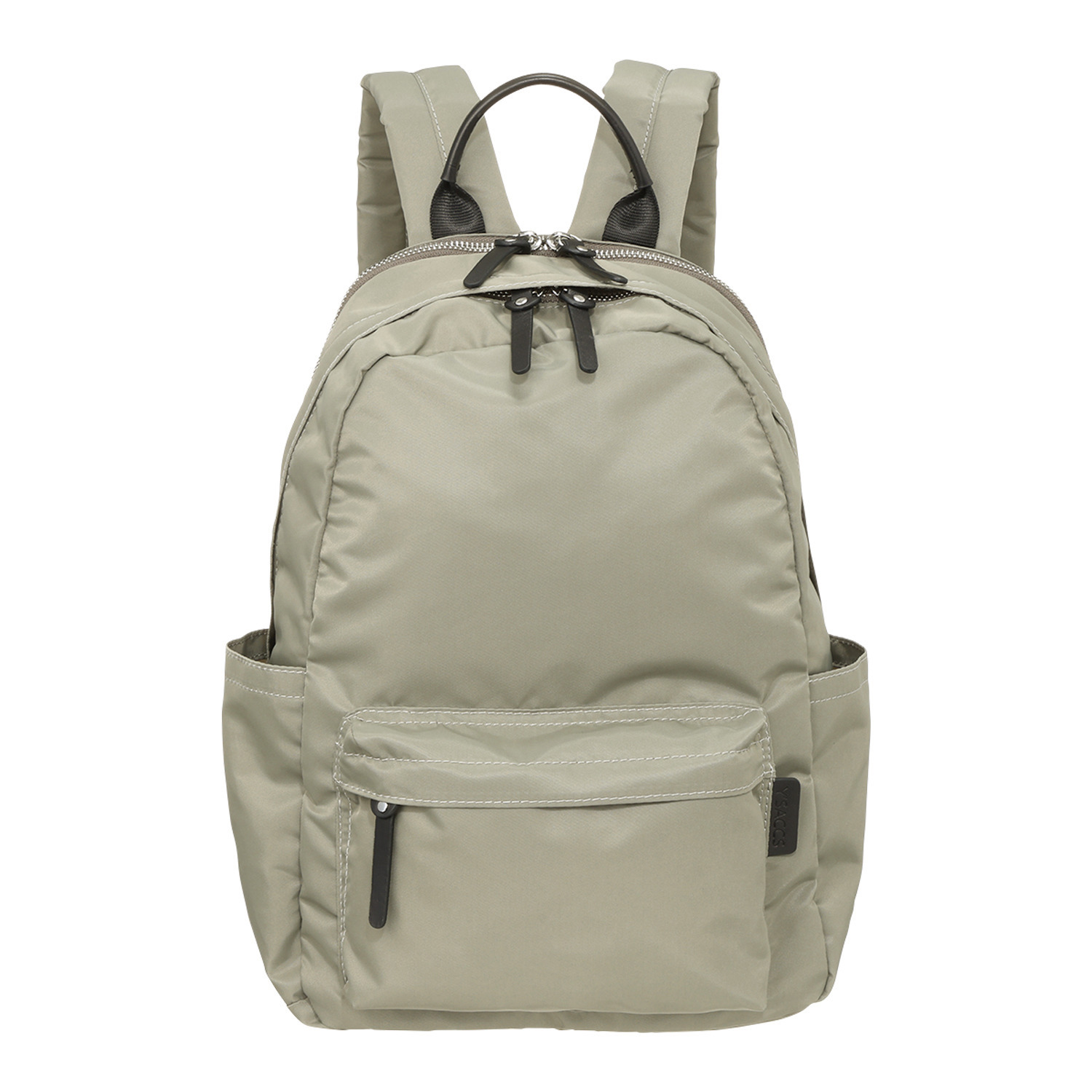 イザック はっ水ナイロン レザーアクセント １０ポケットデイパック