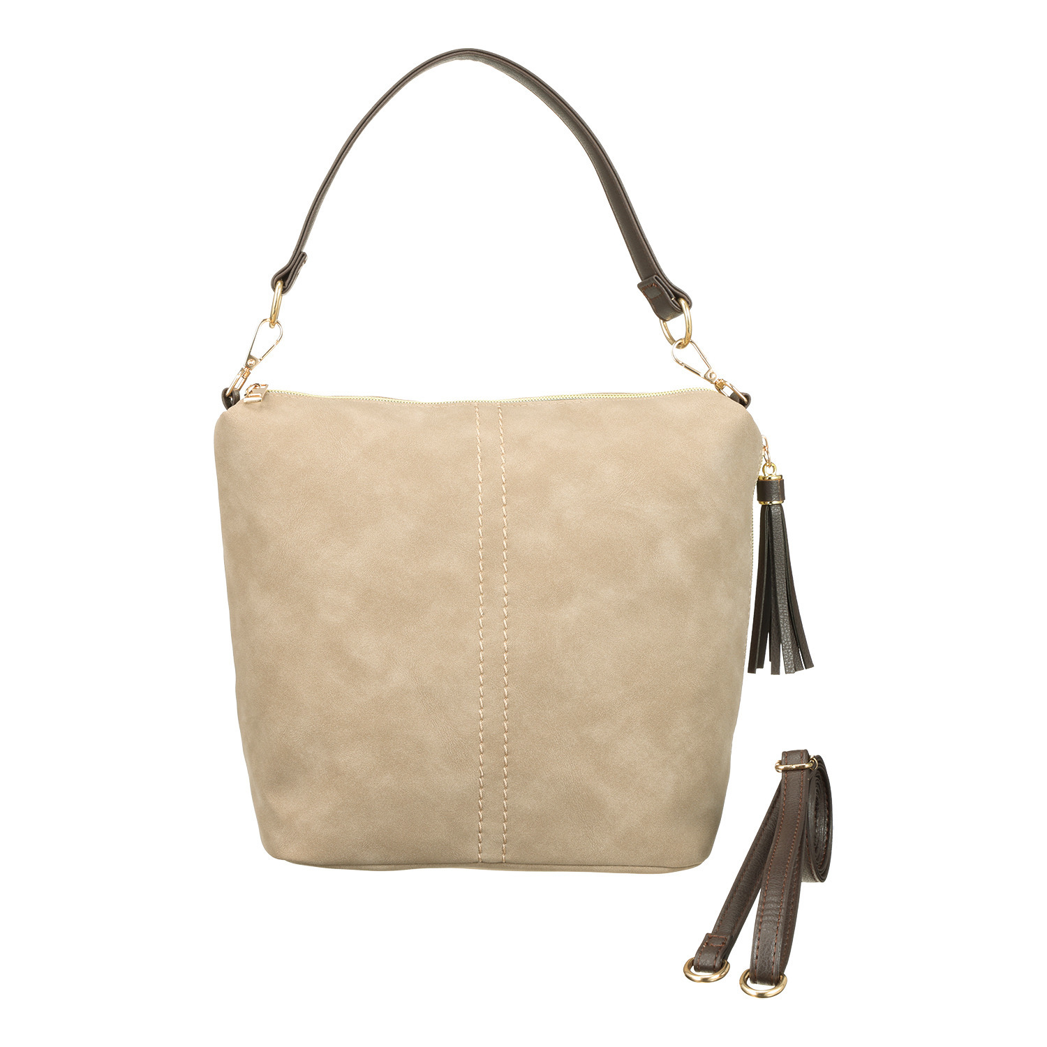 ラルジュ タッセル付 軽量 ２ウェイハンドバッグ