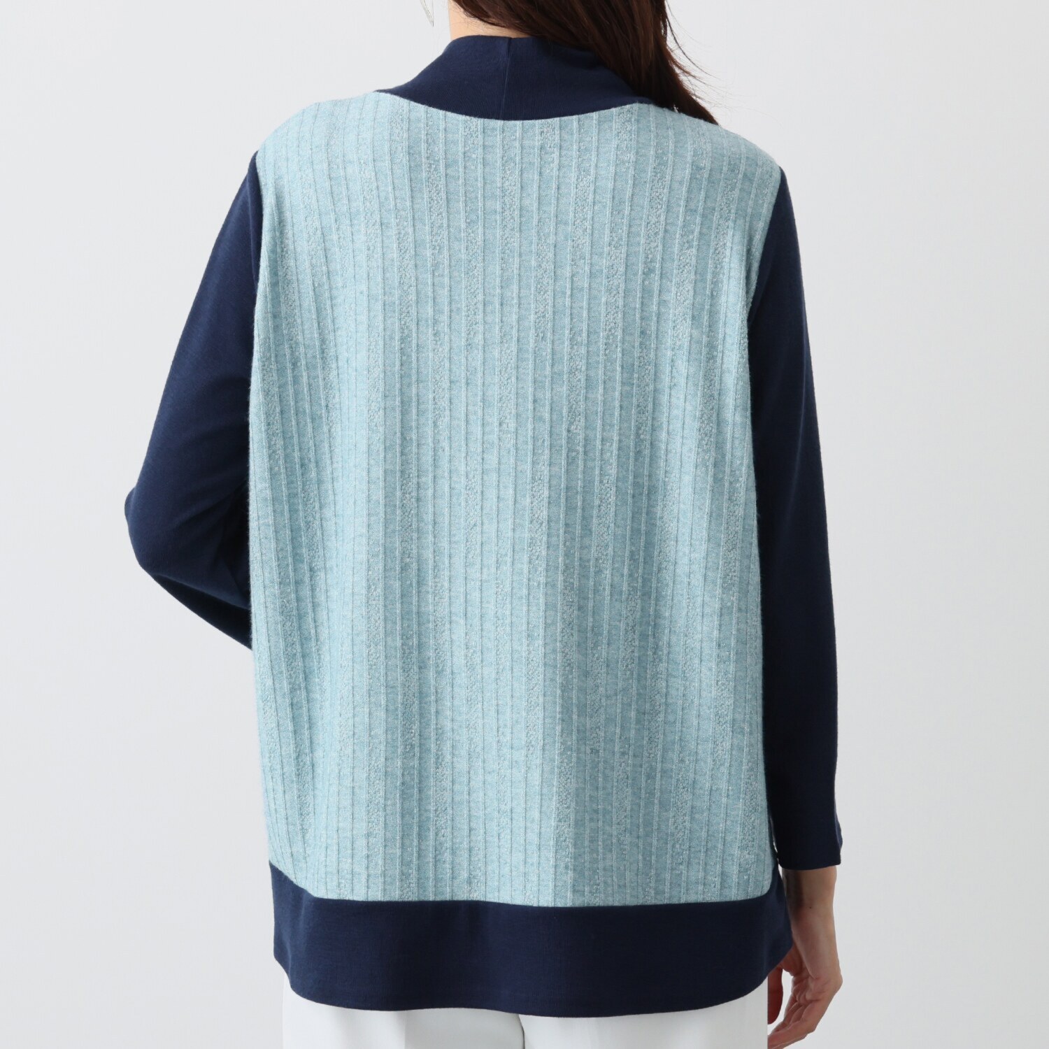 ダジュール バイカラーデザイン プルオーバー