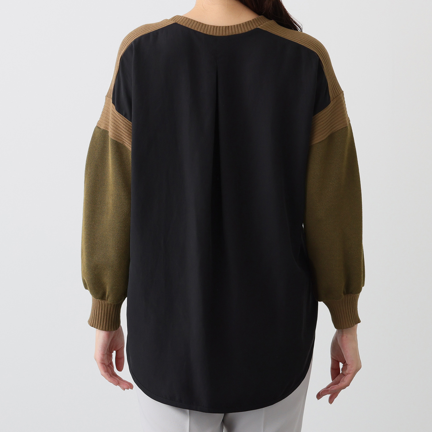 ダジュール 異素材ドッキング チュニック