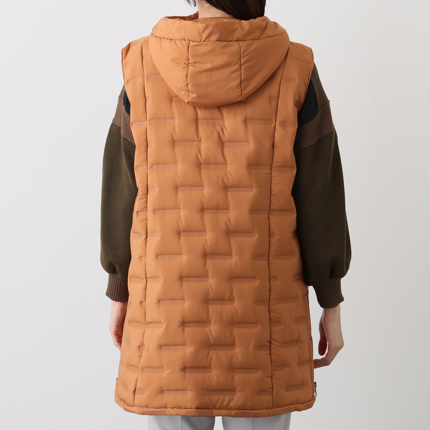 ダジュール 中綿ロングベスト