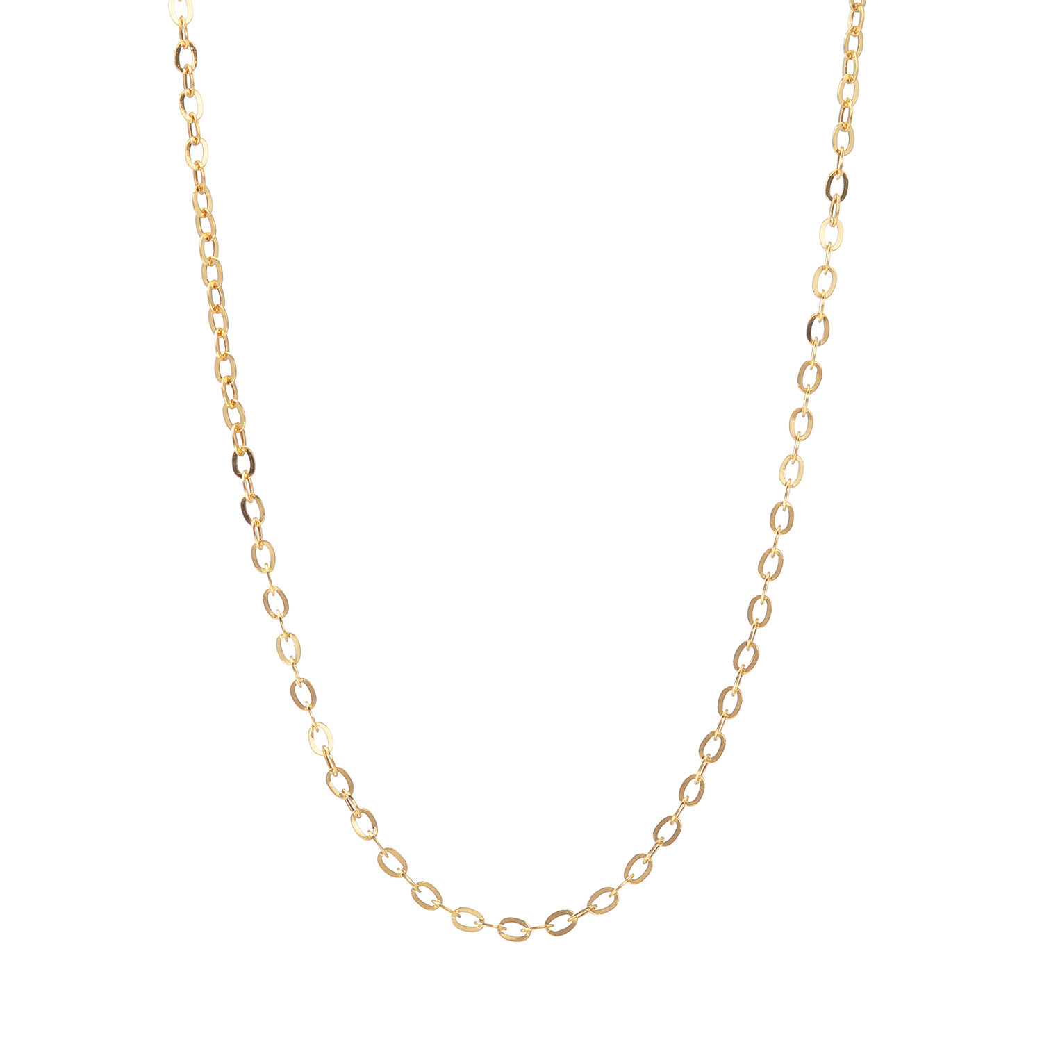 ミオ　イターリア １８Ｋ ロロチェーン ホローネックレス