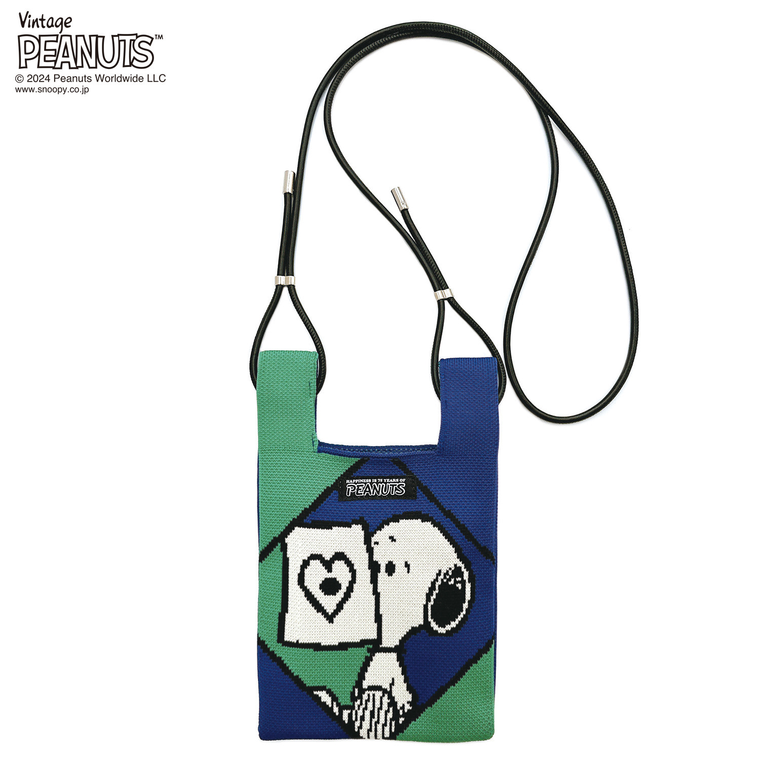 ルートート ピーナッツ コミック生誕７５周年限定 ニット ミニショルダーバッグ