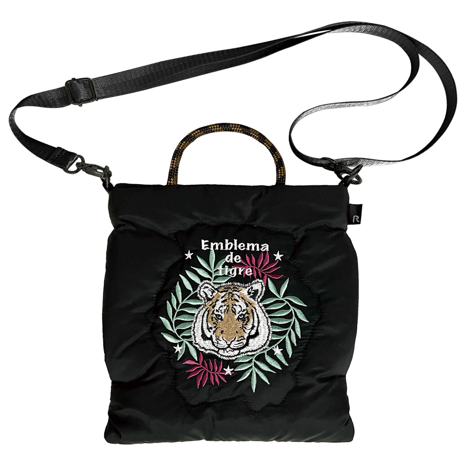 ルートート 軽量 アニマル刺しゅう ふんわりサコッシュ