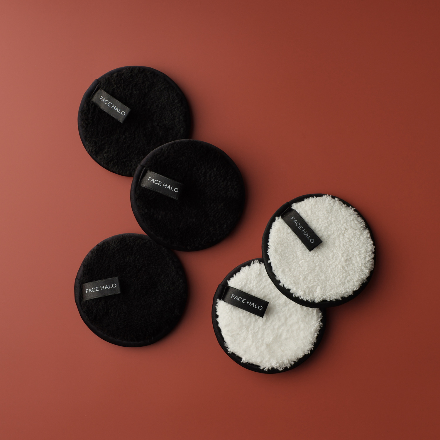 フェイスハロー 濡らして拭くだけ！ 簡単クレンジング＆洗顔 クレンジングパッド ５枚セット