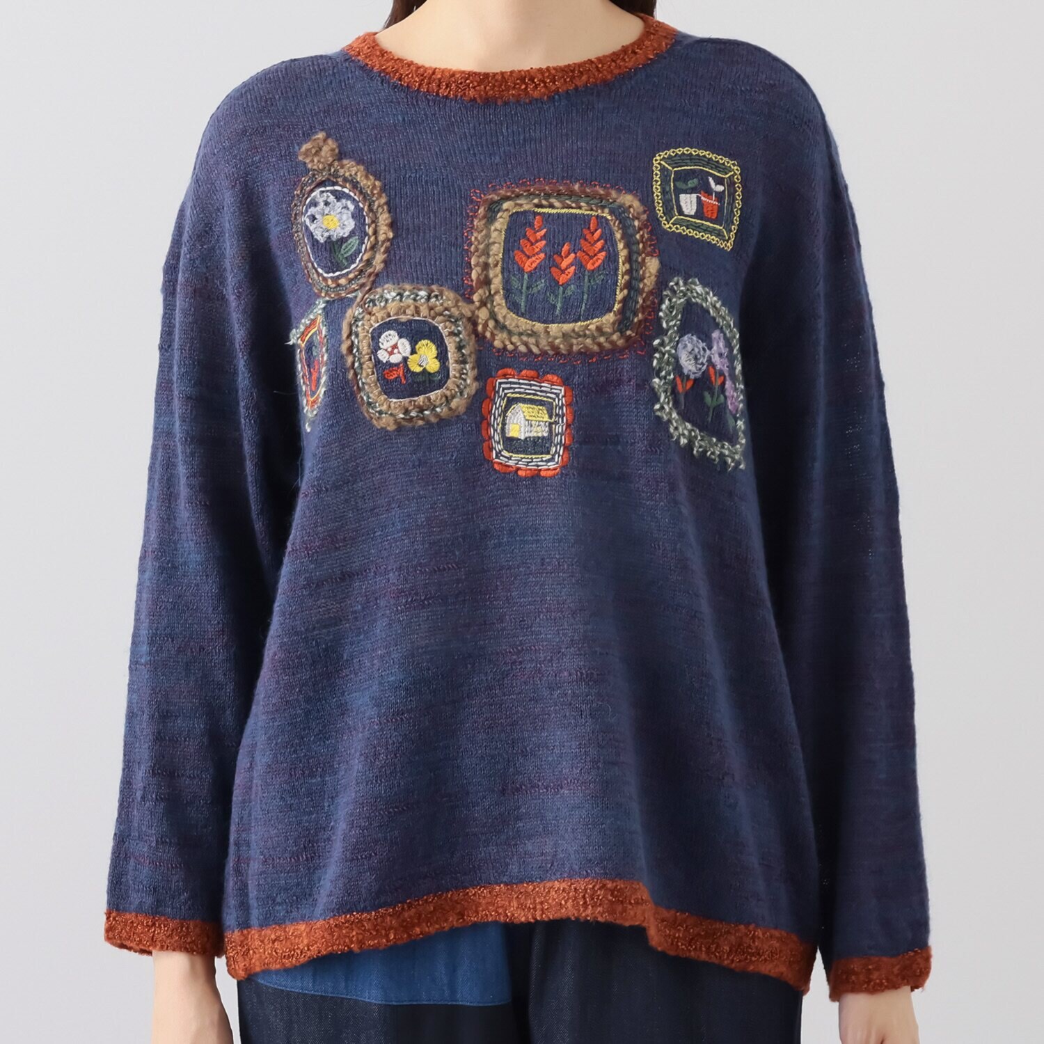 エム　アンド　キョウコ ニットプルオーバー