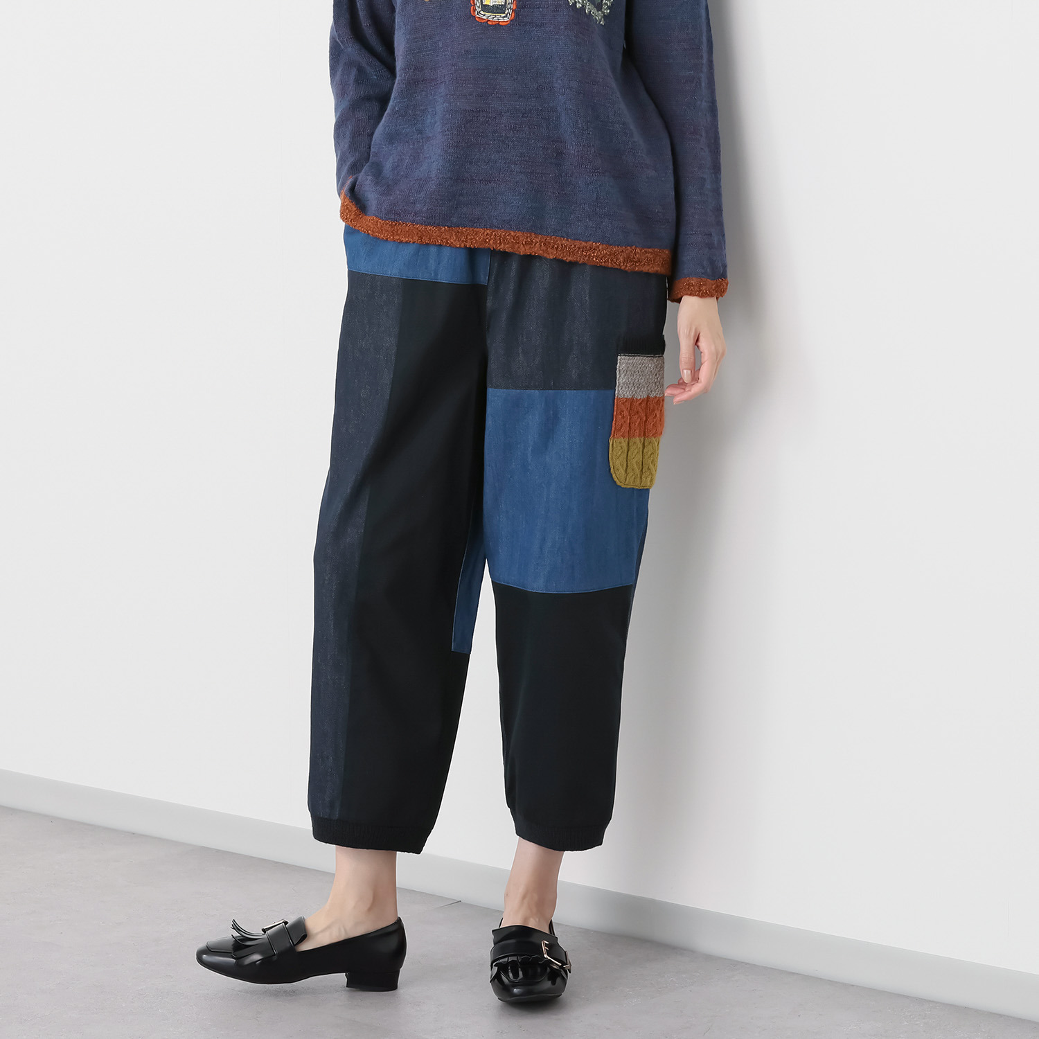 エム　アンド　キョウコ ポケットアクセント パンツ