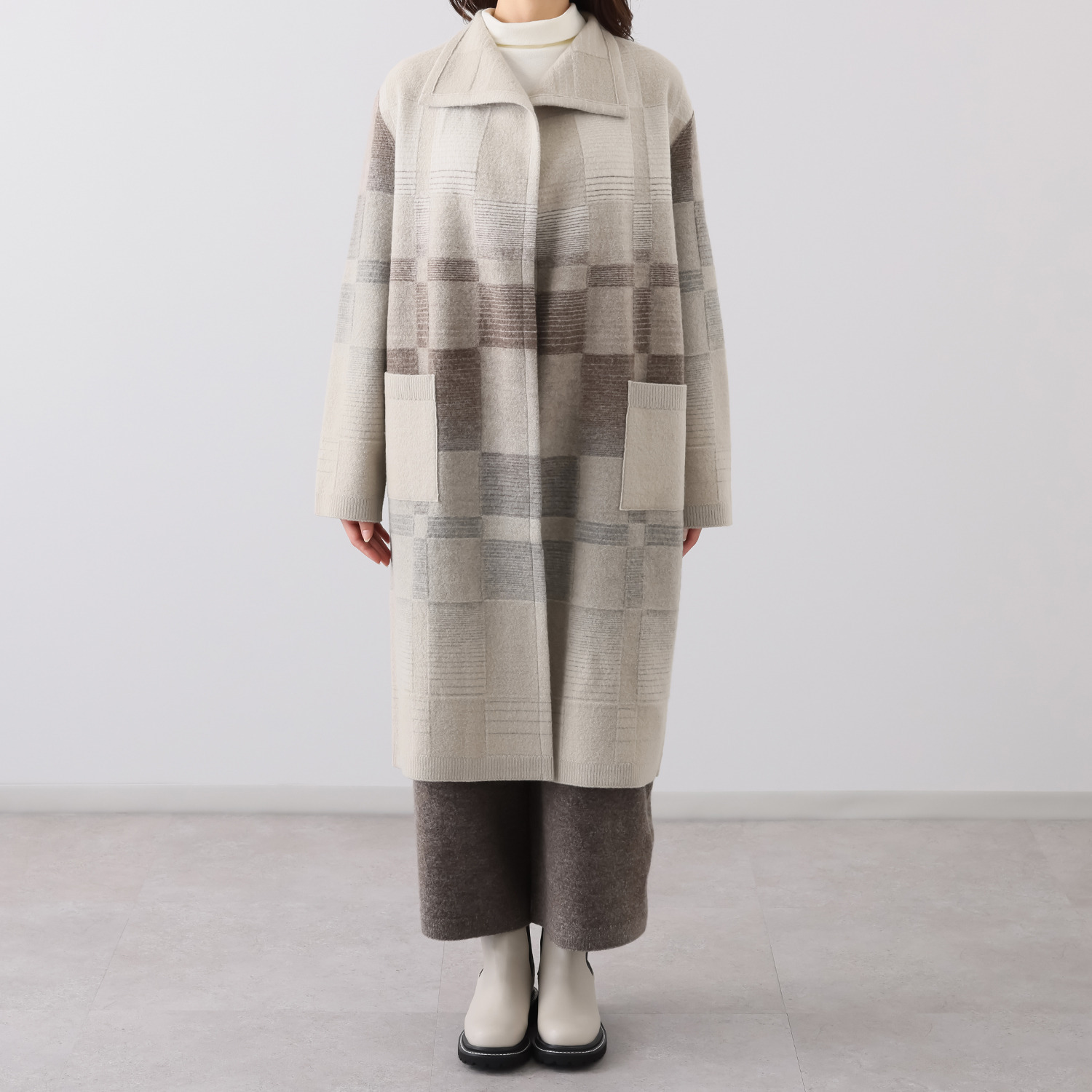 イイネス ウール 圧縮コート