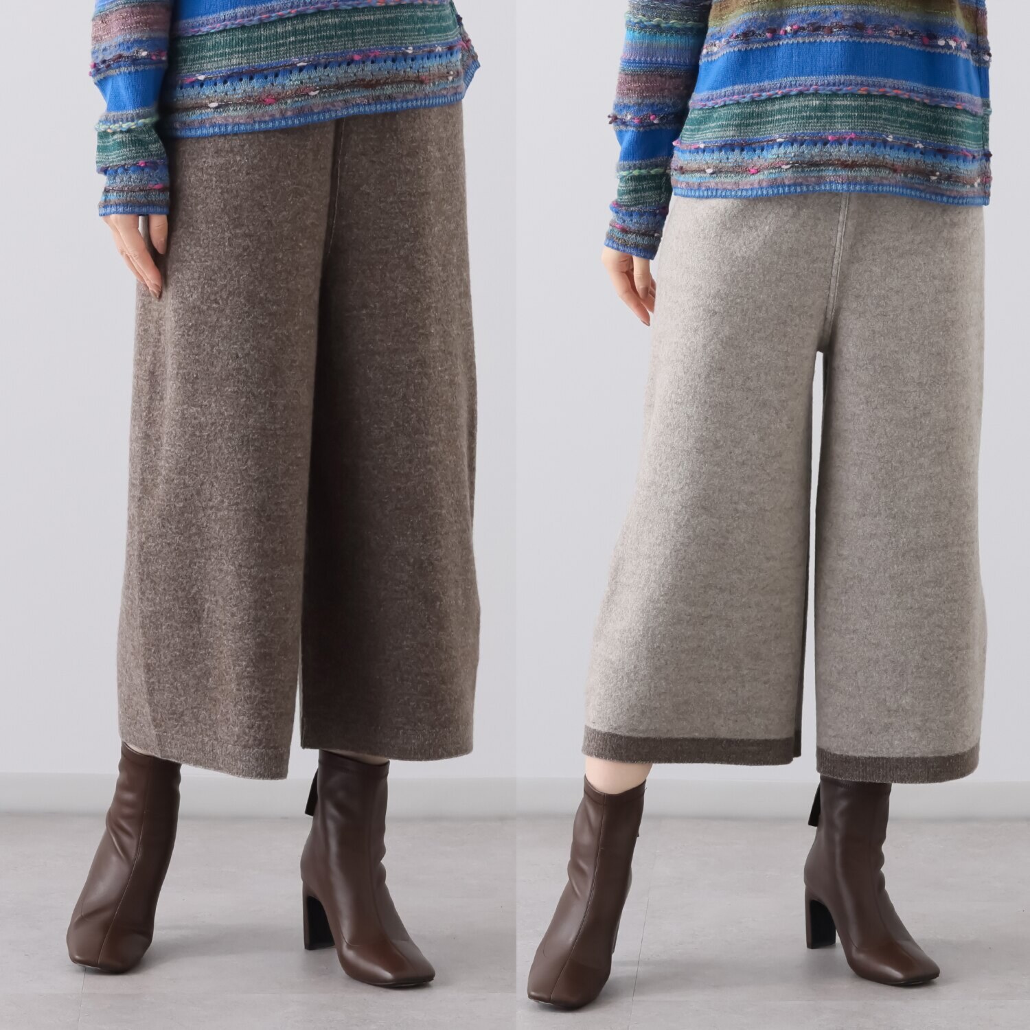 イイネス ウール圧縮 リバーシブル パンツ