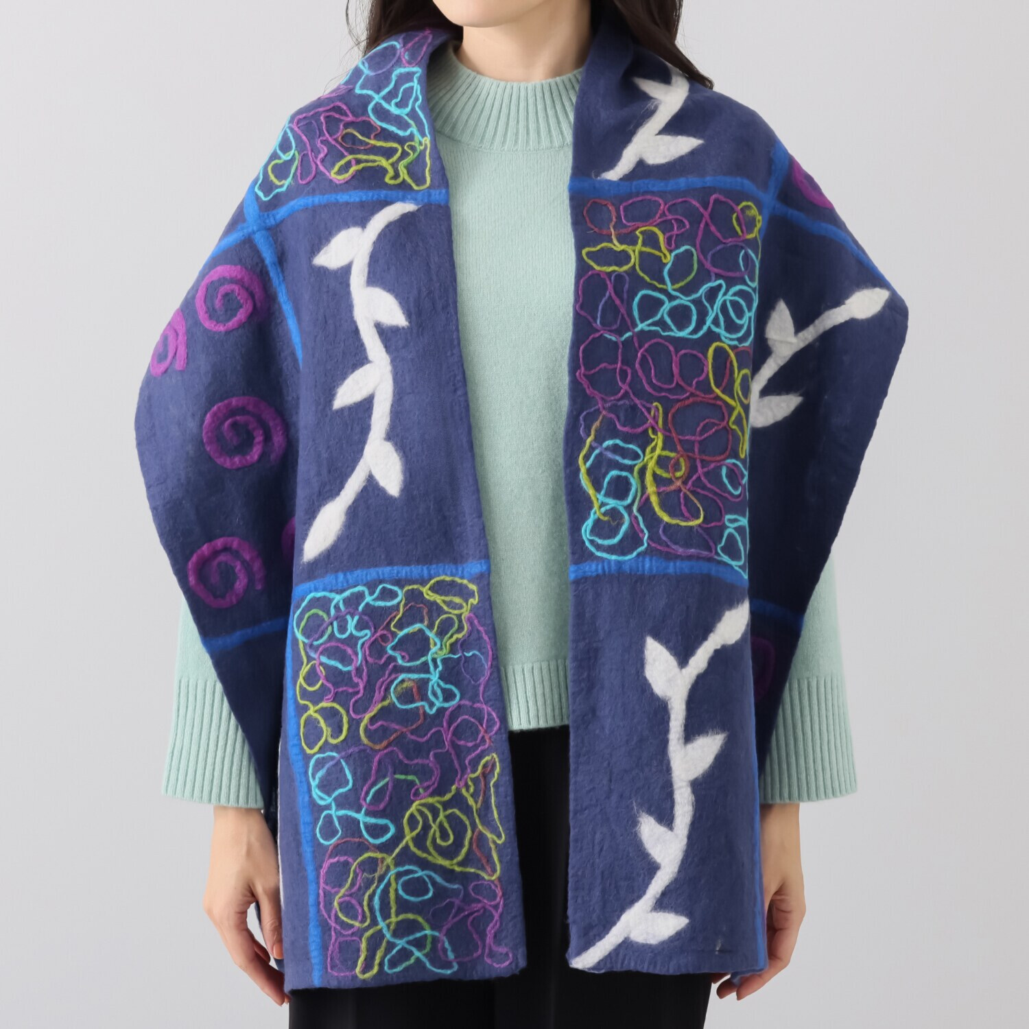 ダジュール ニードルパンチ ストール