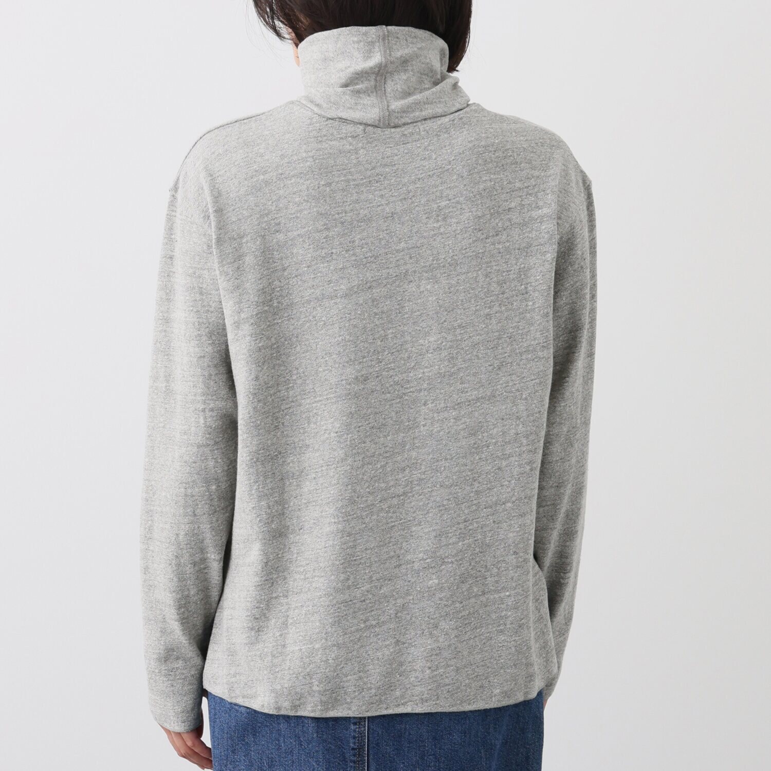 リルアンドリリー タートルネック ロボスニットプルオーバー