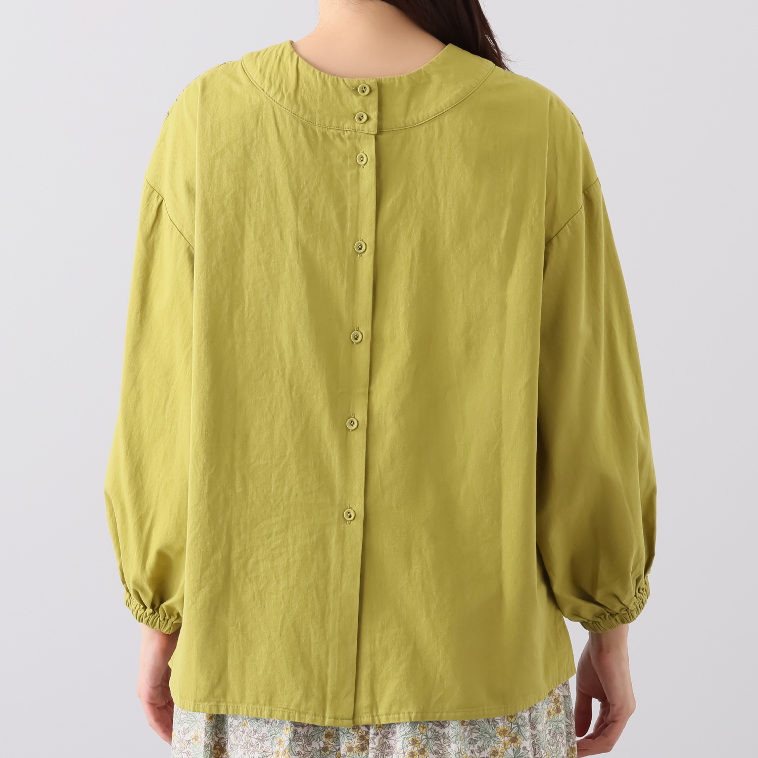 リルアンドリリー コットン 刺しゅうブラウス