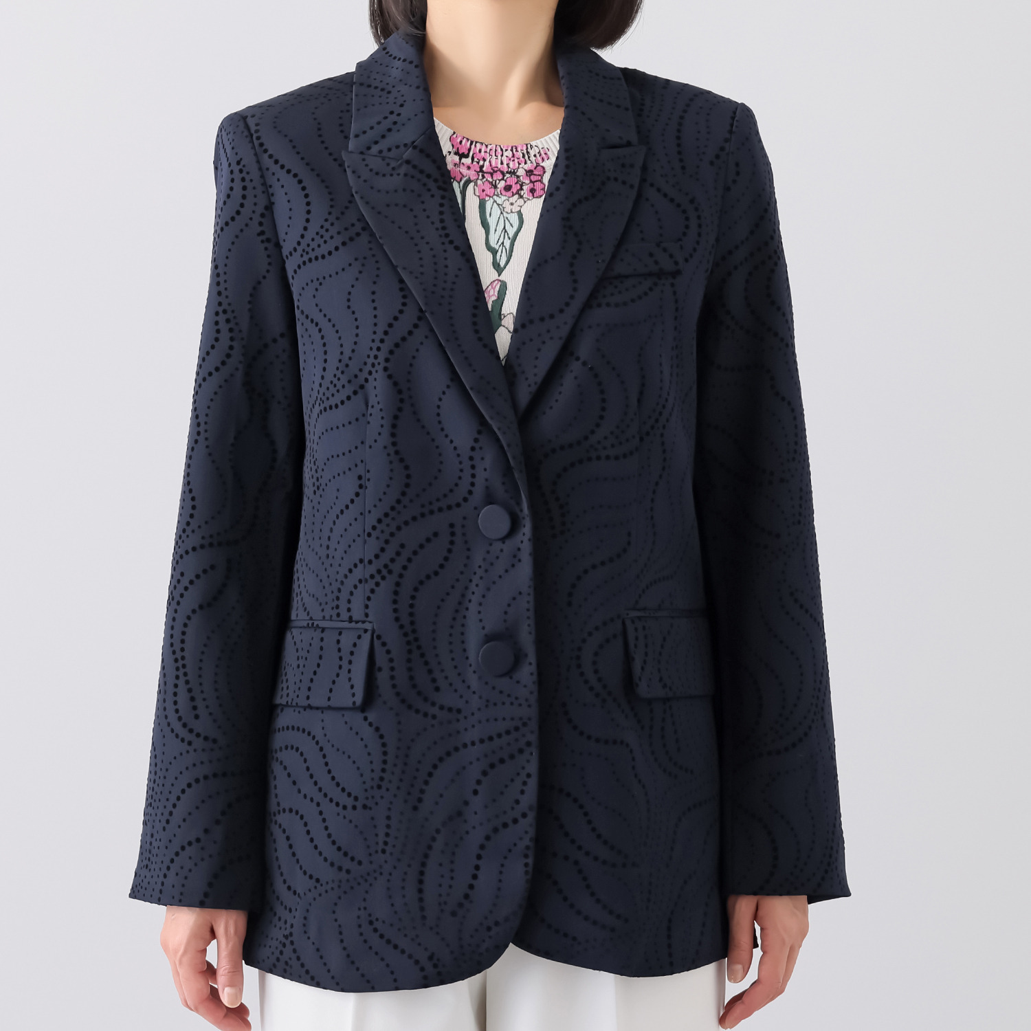 デシグアル ドットプリント ジャケット