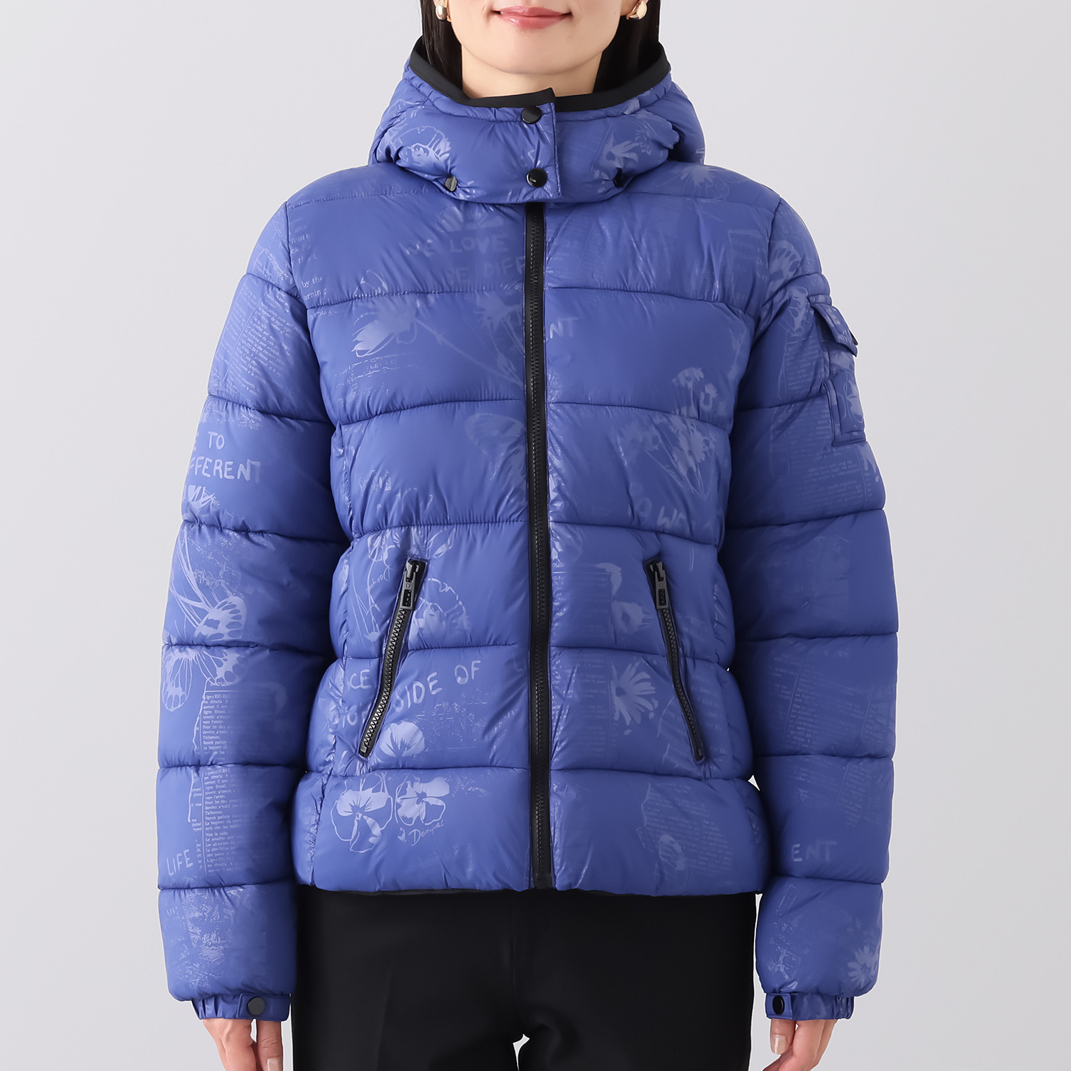 デシグアル 中綿入り キルティングコート