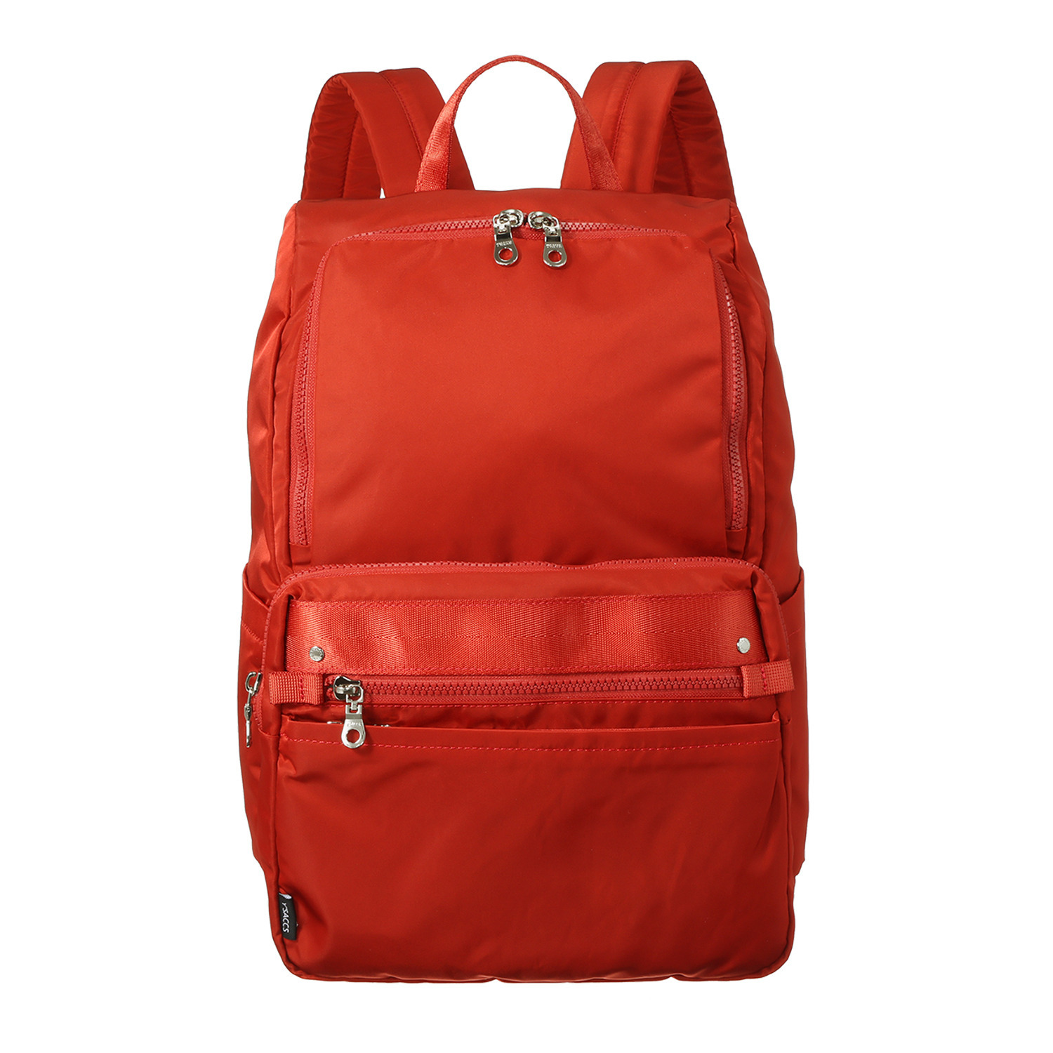 イザック はっ水ナイロン 多収納リュック