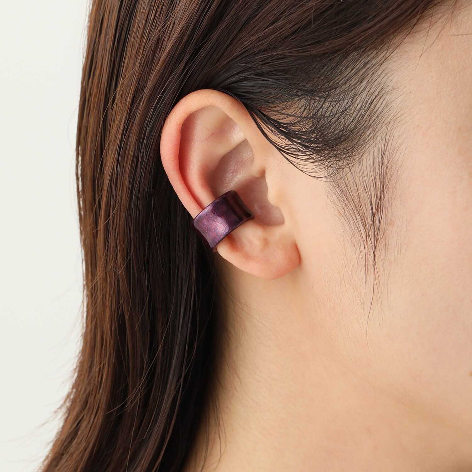 ブロッソ サージカルステンレス コンケーブデザイン イヤーカフ ＜片側のみ＞