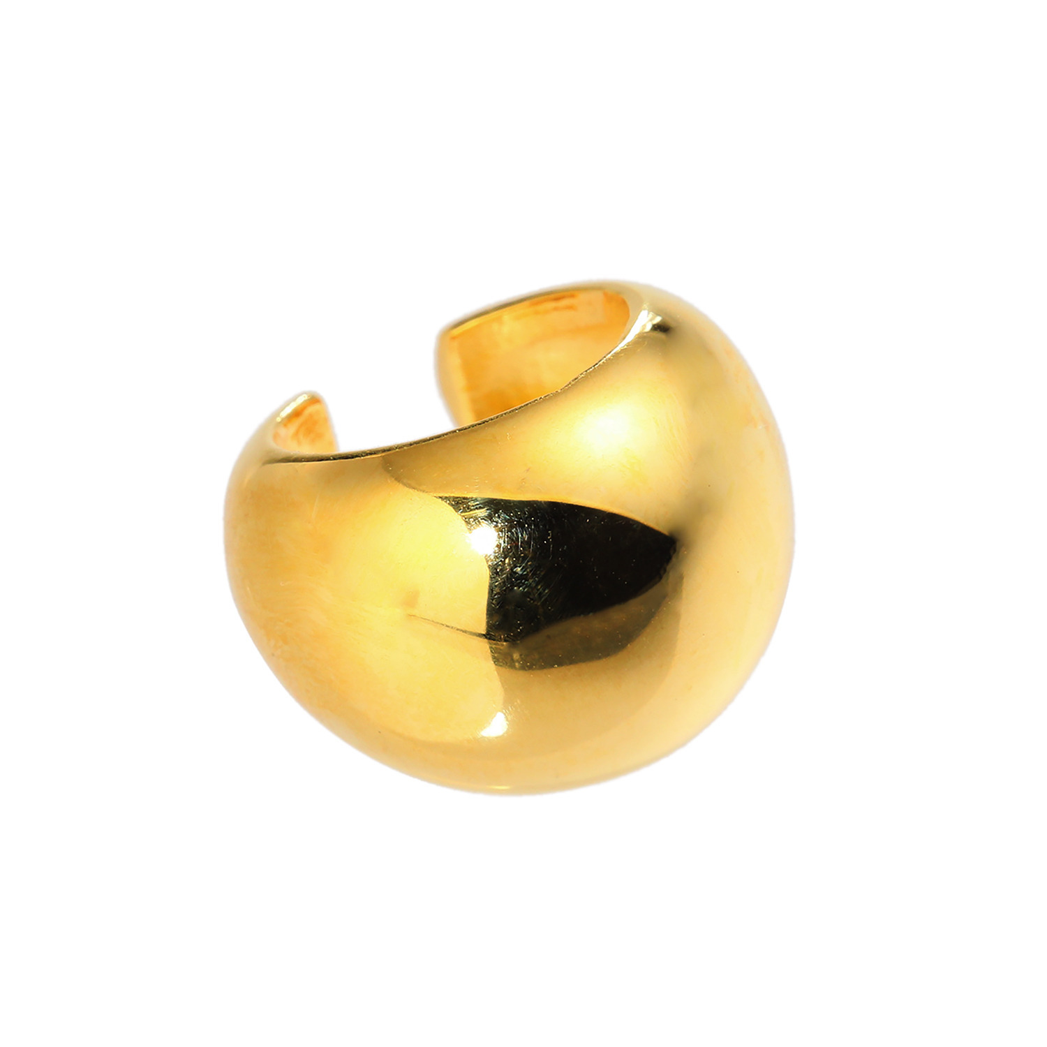 シマ・リリアーナ ステンレス ぷっくり イヤーカフ ＜片側用＞