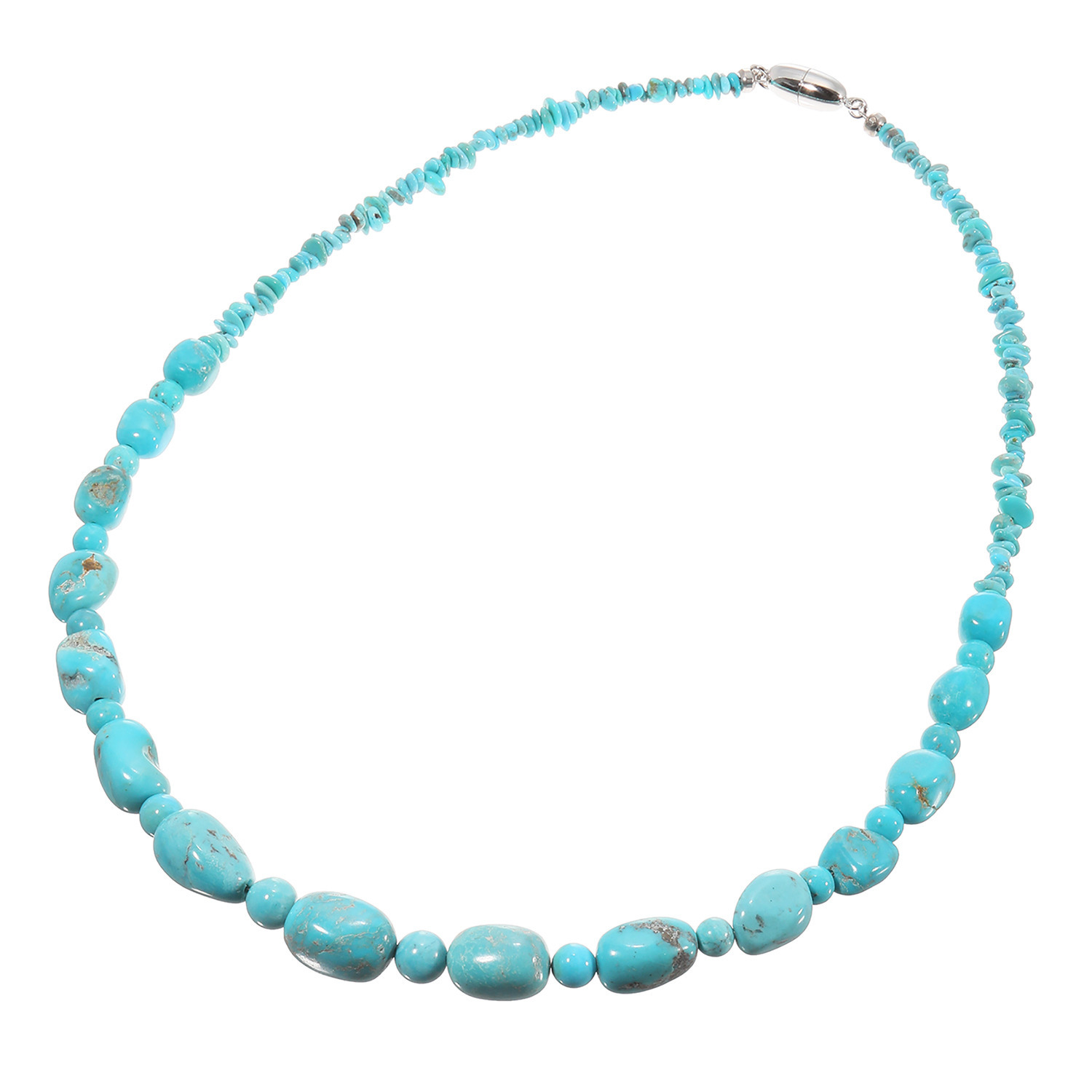 ネックレス ミケランジェロアリゾナ産ターコイズボリュームN