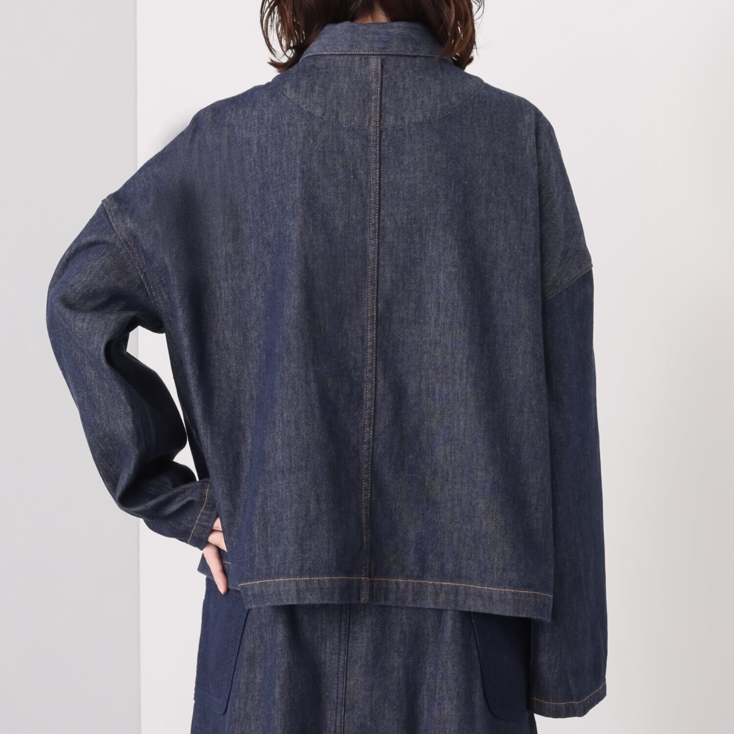 ベティスミス 刺し子風ポケット デニムジャケット