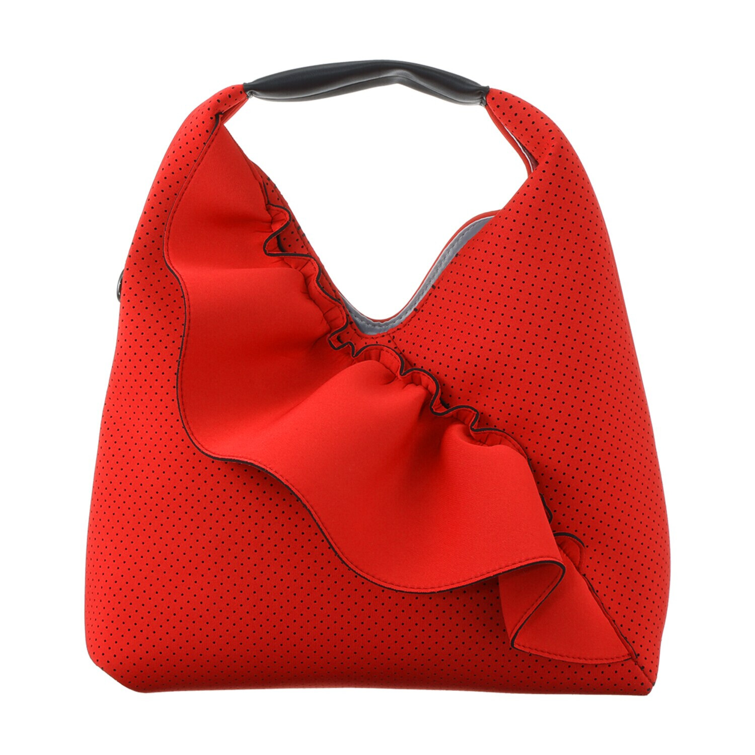 ダジュール フリルデザインバッグ