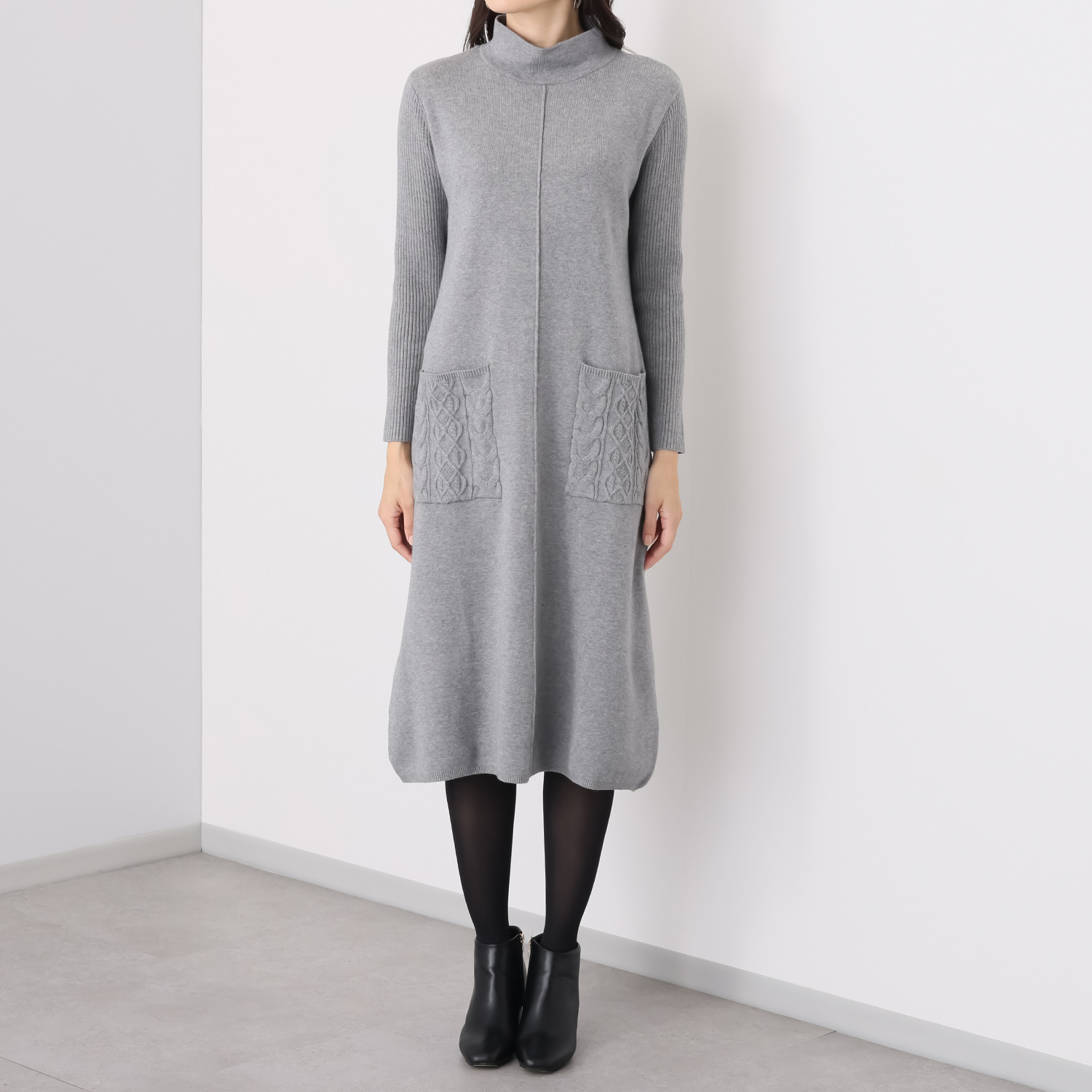 ダジュール デザインニット ワンピース